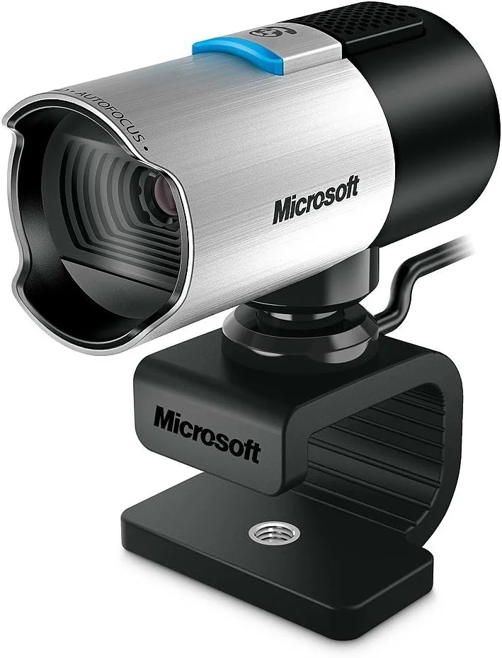 وب کم Microsoft LifeCam Studio - وب کم (1920 x 1080 پیکسل، 2560 x 2048 پیکسل، USB 2.0، مشکی، نقره ای، CMOS، Intel Dual-Core 1.6 GHz)
