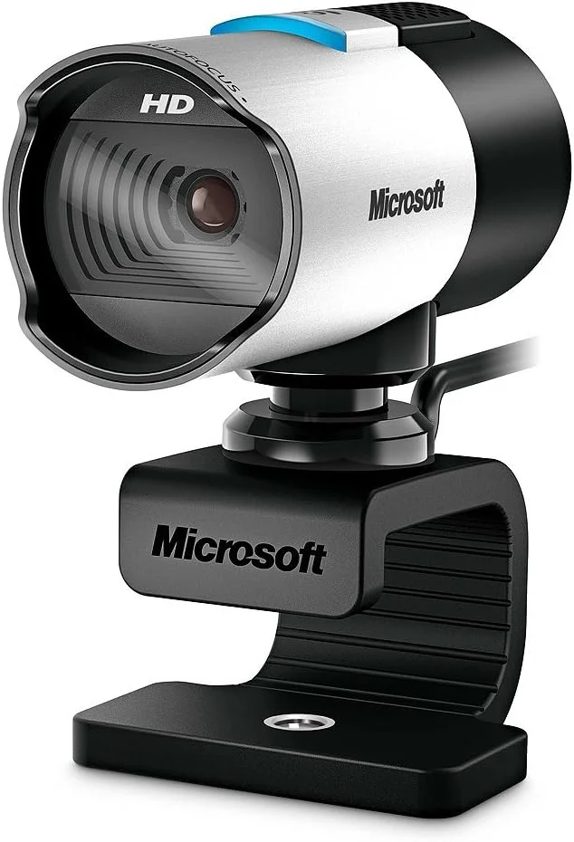 وب کم Microsoft LifeCam Studio - وب کم (1920 x 1080 پیکسل، 2560 x 2048 پیکسل، USB 2.0، مشکی، نقره ای، CMOS، Intel Dual-Core 1.6 GHz)