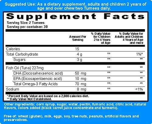 پاستیل امگا 3 DHA آقای تامی، طعم لیمو/پرتقال/توت فرنگی، 60 عددی