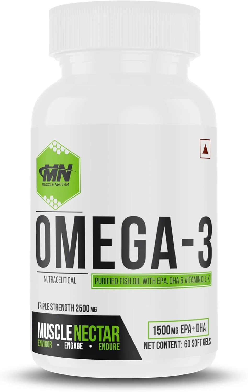 روغن ماهی امگا 3 با قدرت سه گانه 2500 میلی گرم برای آقایان و بانوان - تقطیر مولکولی (1500 میلی گرم EPA/DHA) (60 سافت ژل)