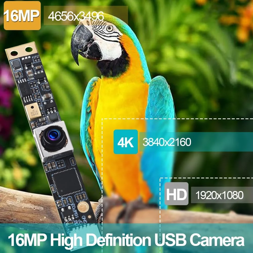 ماژول دوربین USB با فوکوس خودکار MMlove، کیفیت Full HD 16 مگاپیکسل، 10 فریم بر ثانیه، وب کم با میکروفون، دوربین استریمینگ USB2.0 برای کامپیوتر، وب کم حکاکی لیزری برای رزبری پای، یوتیوب و آموزش آنلاین ماژول دوربین USB با فوکوس خودکار MMlove، کیفیت Full HD 16 مگاپیکسل، 10 فریم بر ثانیه، وب کم با میکروفون، دوربین استریمینگ USB2.0 برای کامپیوتر، وب کم حکاکی لیزری برای رزبری پای، یوتیوب و آموزش آنلاین