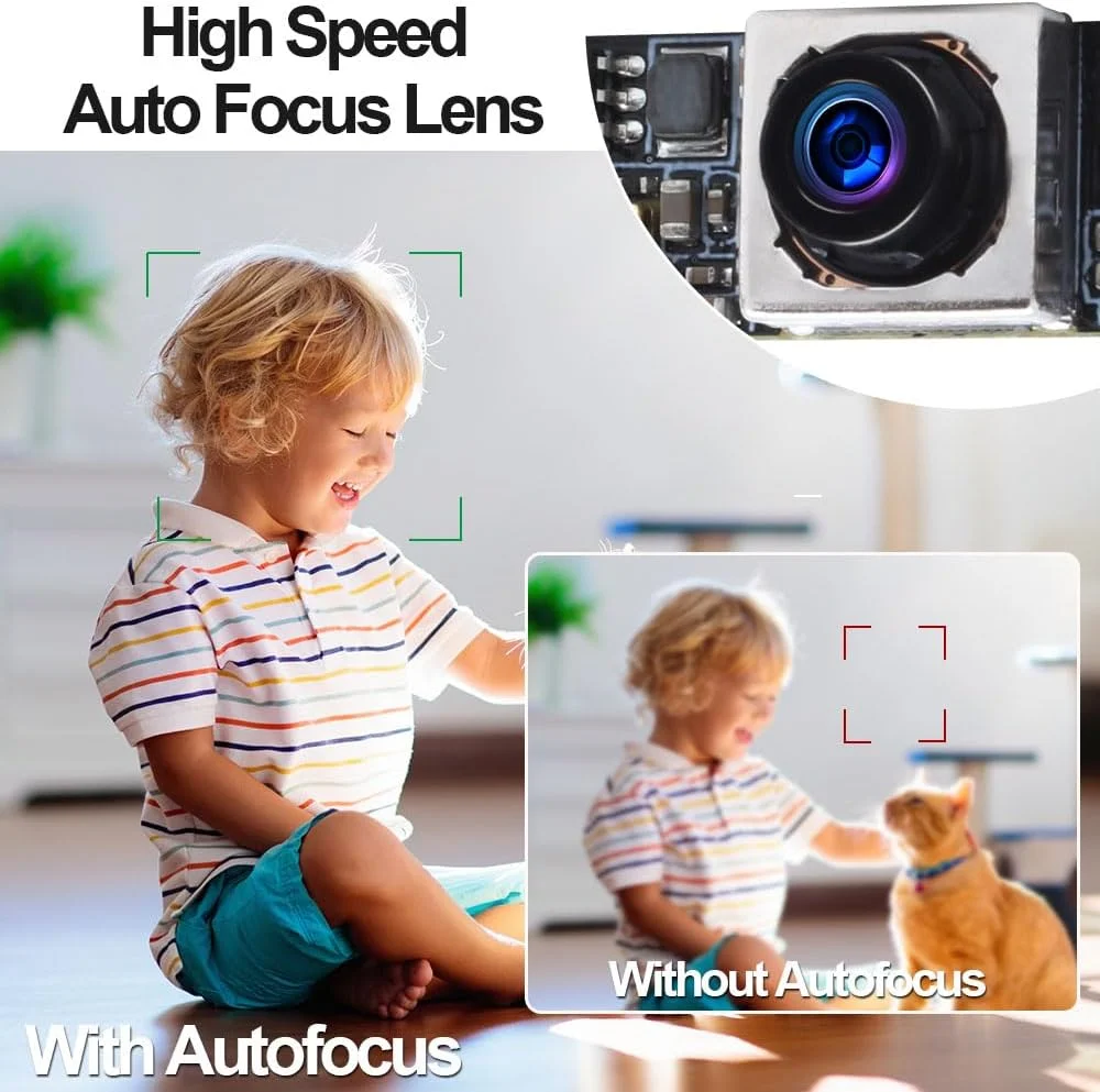 ماژول دوربین USB با فوکوس خودکار MMlove، کیفیت Full HD 16 مگاپیکسل، 10 فریم بر ثانیه، وب کم با میکروفون، دوربین استریمینگ USB2.0 برای کامپیوتر، وب کم حکاکی لیزری برای رزبری پای، یوتیوب و آموزش آنلاین ماژول دوربین USB با فوکوس خودکار MMlove، کیفیت Full HD 16 مگاپیکسل، 10 فریم بر ثانیه، وب کم با میکروفون، دوربین استریمینگ USB2.0 برای کامپیوتر، وب کم حکاکی لیزری برای رزبری پای، یوتیوب و آموزش آنلاین