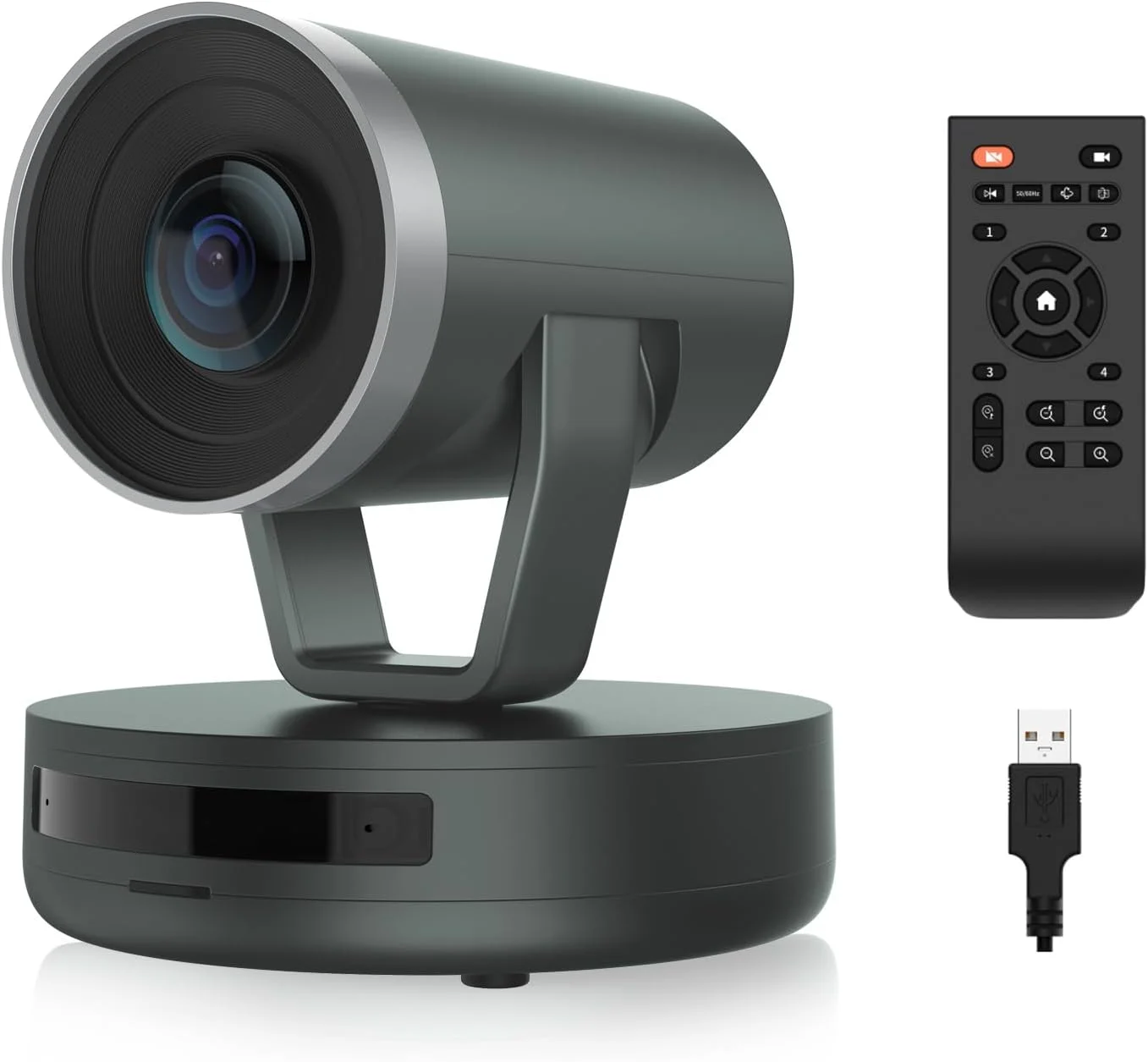 دوربین PTZ مدل NEARITY V410 NDI، وب کم کنفرانس ویدیویی با زوم هیبریدی 10x و کیفیت 2K، مجهز به حذف نویز با هوش مصنوعی، 4 موقعیت از پیش تعیین شده، چرخش 350 درجه افقی و 60 درجه عمودی، زاویه دید 120 درجه، کنترل از راه دور سازگار با Zoom/Teams/Google Meet