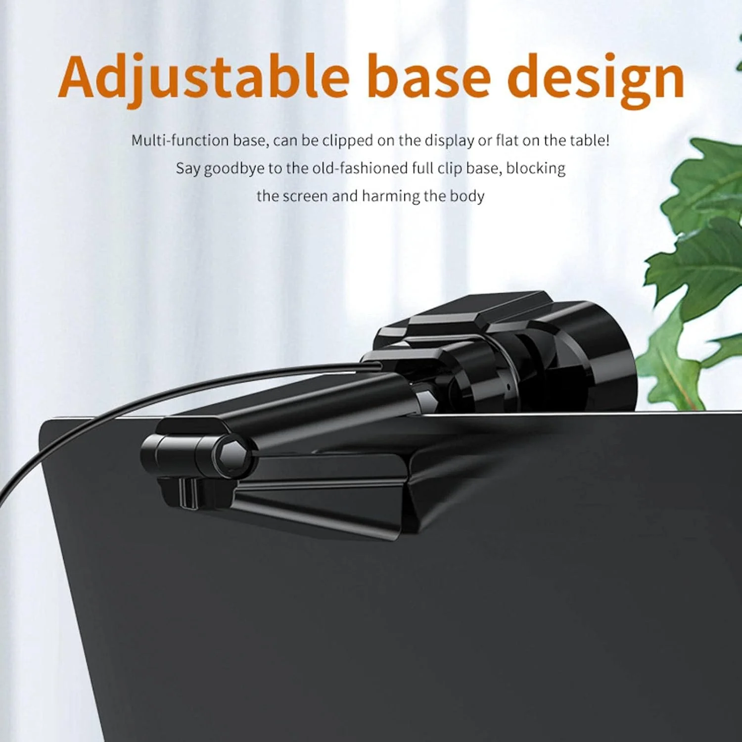 وب کم NC 2K/1080p با میکروفون USB برای کامپیوتر، لپ تاپ، مک، دسکتاپ، اسکایپ، دوربین کوچک با کیفیت بالا