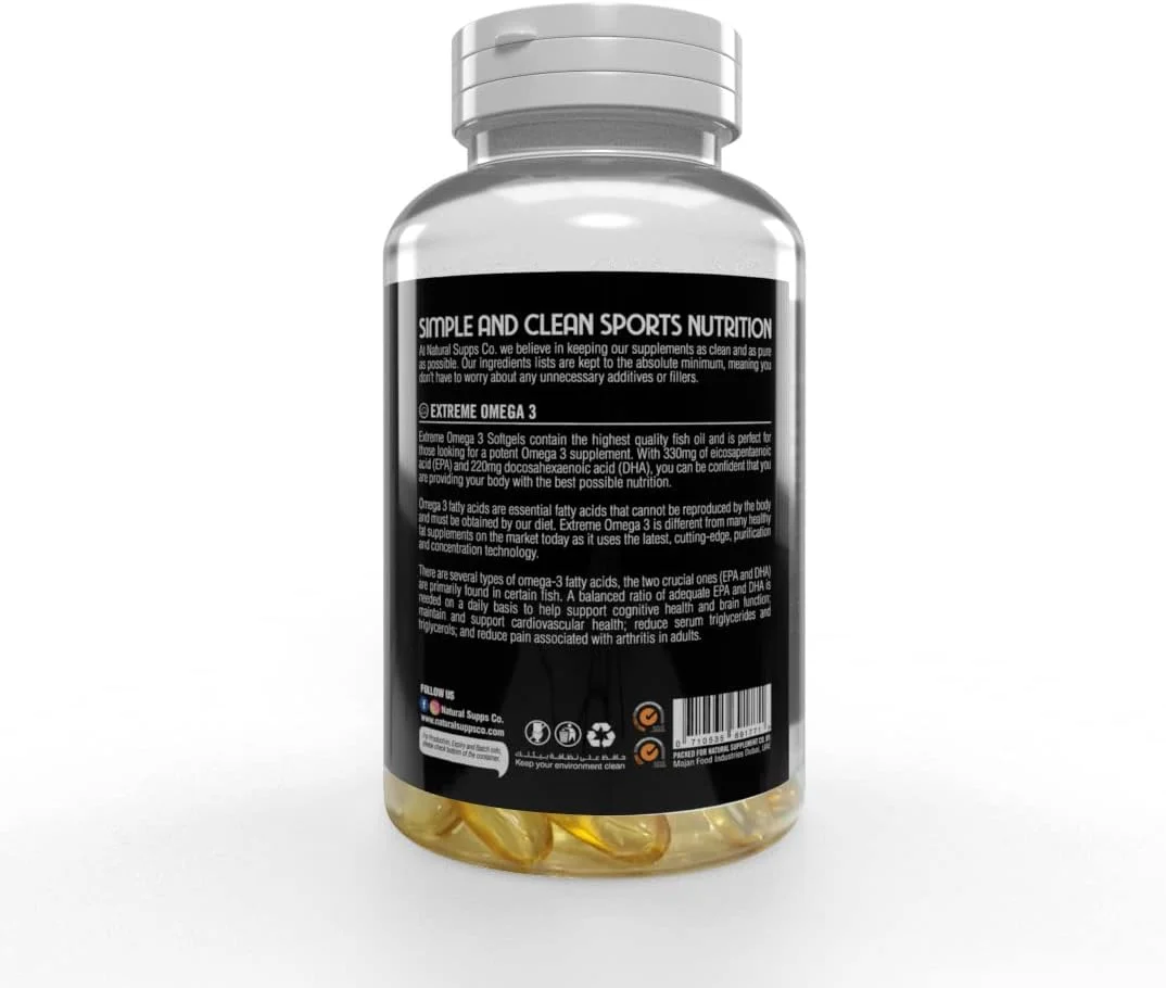 امگا 3 اکستریم Natural Supps Co. - 33/22 (100 سافت ژل)