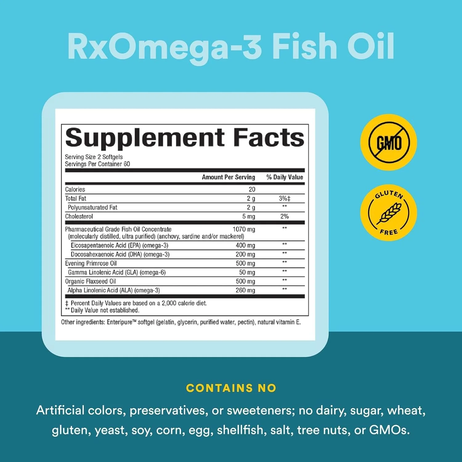 نچرال فاکتورز Women Sense RxOmega-3، 120 سافت ژل Enteripure نچرال فاکتورز Women Sense RxOmega-3، 120 سافت ژل Enteripure