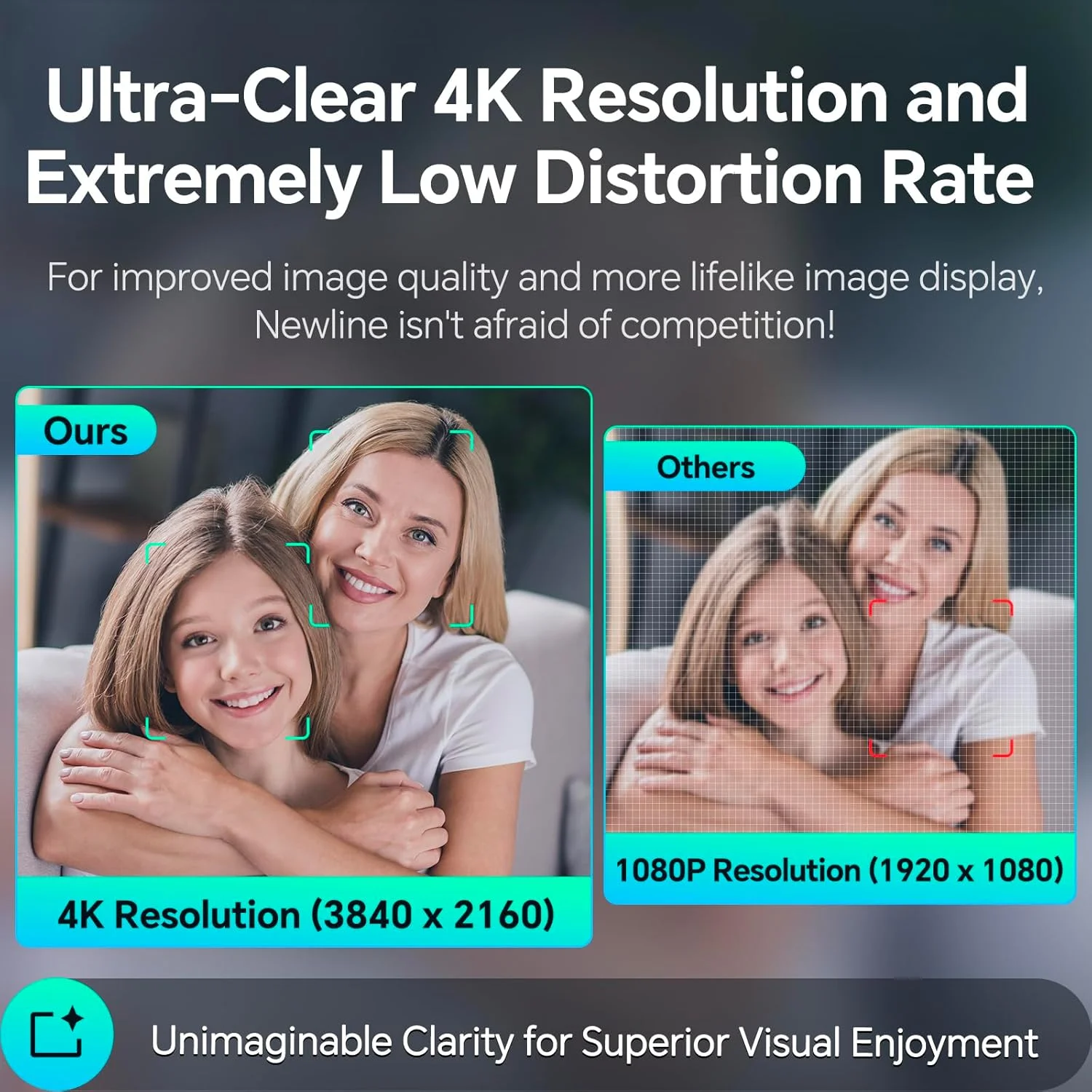 وب‌کم 4K هوش مصنوعی NewlineWork Neweye 61 برای کامپیوتر، وب‌کم USB با میکروفون، کنترل حرکتی، وب‌کم استریمینگ با پوشش حریم خصوصی، میدان دید قابل تنظیم، دوربین Plug and Play برای لپ‌تاپ/زوم/اسکایپ/تیمز