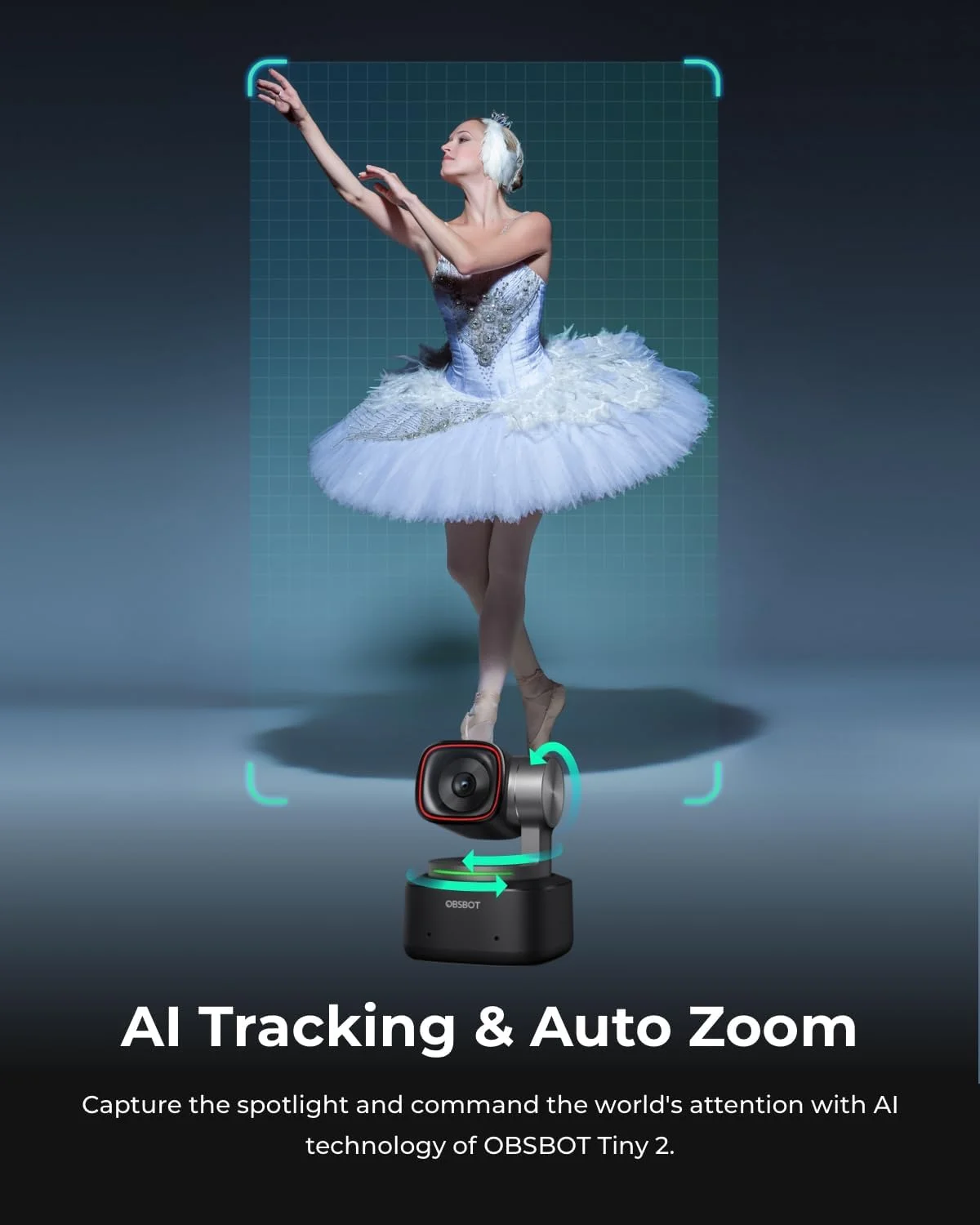 وبکم OBSBOT Tiny 2 با کیفیت 4K، ردیابی هوش مصنوعی، کنترل صوتی، کنترل حرکتی، فوکوس خودکار، USB 3.0، حالتهای مختلف، وبکم PTZ برای کامپیوتر، کنفرانس، استریمینگ، تماسهای ویدیویی، زوم وبکم OBSBOT Tiny 2 با کیفیت 4K، ردیابی هوش مصنوعی، کنترل صوتی، کنترل حرکتی، فوکوس خودکار، USB 3.0، حالتهای مختلف، وبکم PTZ برای کامپیوتر، کنفرانس، استریمینگ، تماسهای ویدیویی، زوم