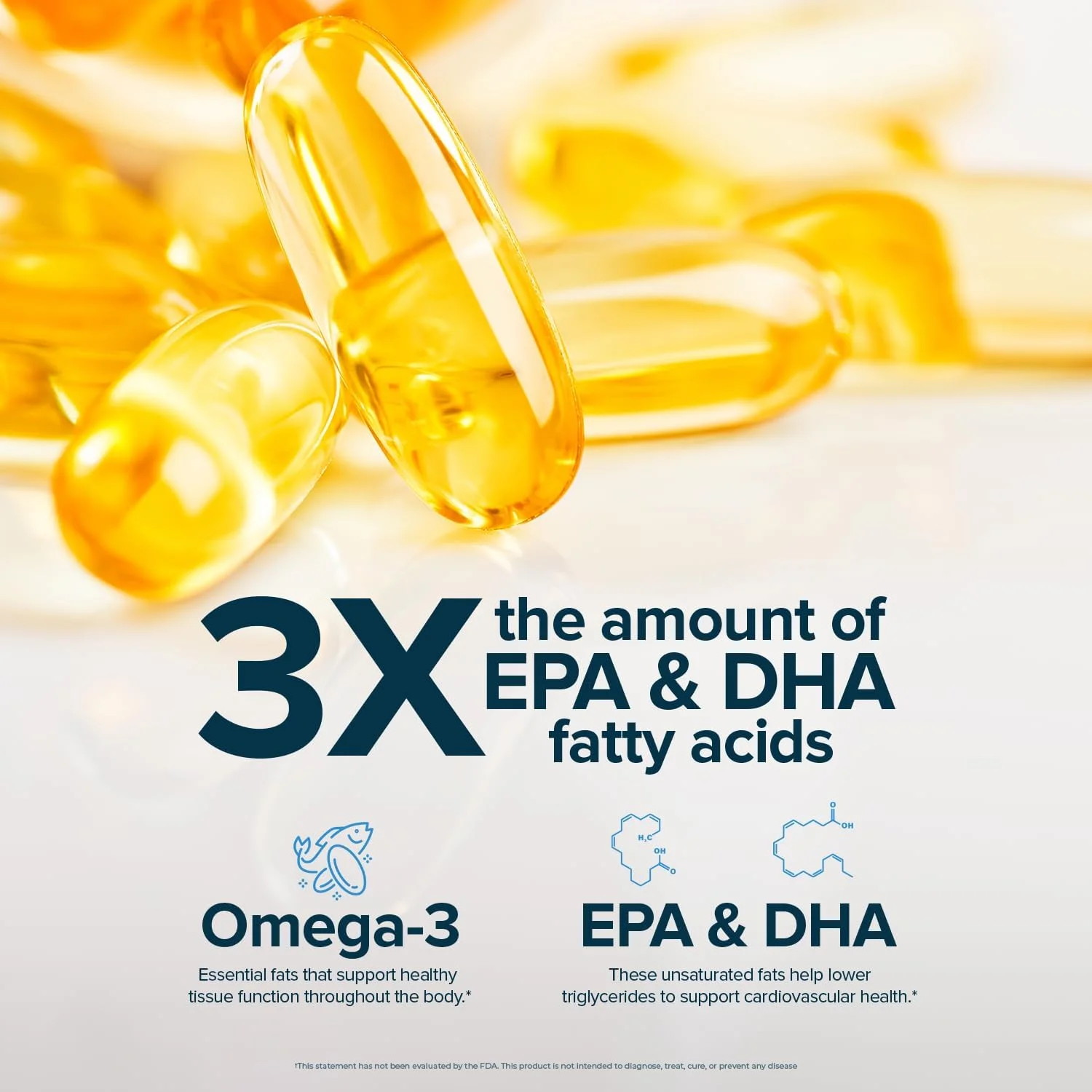 روغن ماهی امگا 3 با قدرت سه برابر Nature's Lab حاوی EPA و DHA - پشتیبانی از عملکرد سالم مغز، سلامت شناختی و گردش خون - 180 سافت ژل (تامین 3 ماهه) روغن ماهی امگا 3 با قدرت سه برابر Nature's Lab حاوی EPA و DHA - پشتیبانی از عملکرد سالم مغز، سلامت شناختی و گردش خون - 180 سافت ژل (تامین 3 ماهه)