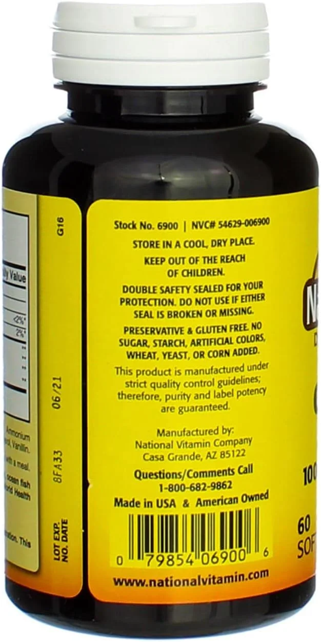 بلند طبیعت امگا 3 روغن ماهی بدون بو 60 سافت ژل بلند طبیعت امگا 3 روغن ماهی بدون بو 60 سافت ژل