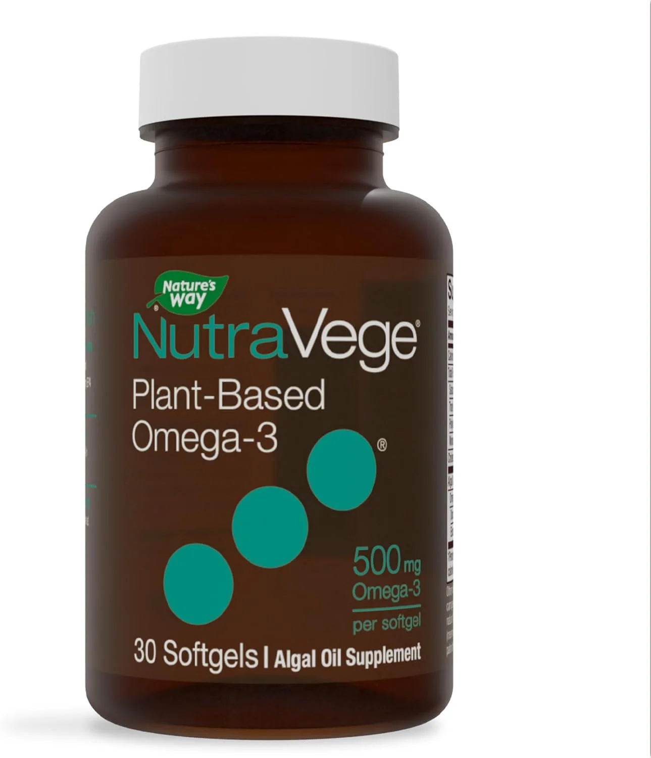 امگا 3 گیاهی Nature's Way NutraVege، سلامت قلب، عملکرد چشم و مغز*، 30 سافت ژل وگان امگا 3 گیاهی Nature's Way NutraVege، سلامت قلب، عملکرد چشم و مغز*، 30 سافت ژل وگان
