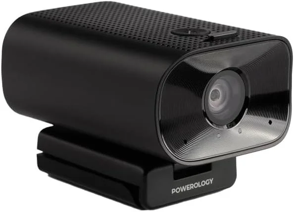 وب کم پاورولوژی 1080p با زوم دیجیتال 5 برابر، میکروفون و بلندگوی داخلی - مشکی وب کم پاورولوژی 1080p با زوم دیجیتال 5 برابر، میکروفون و بلندگوی داخلی - مشکی