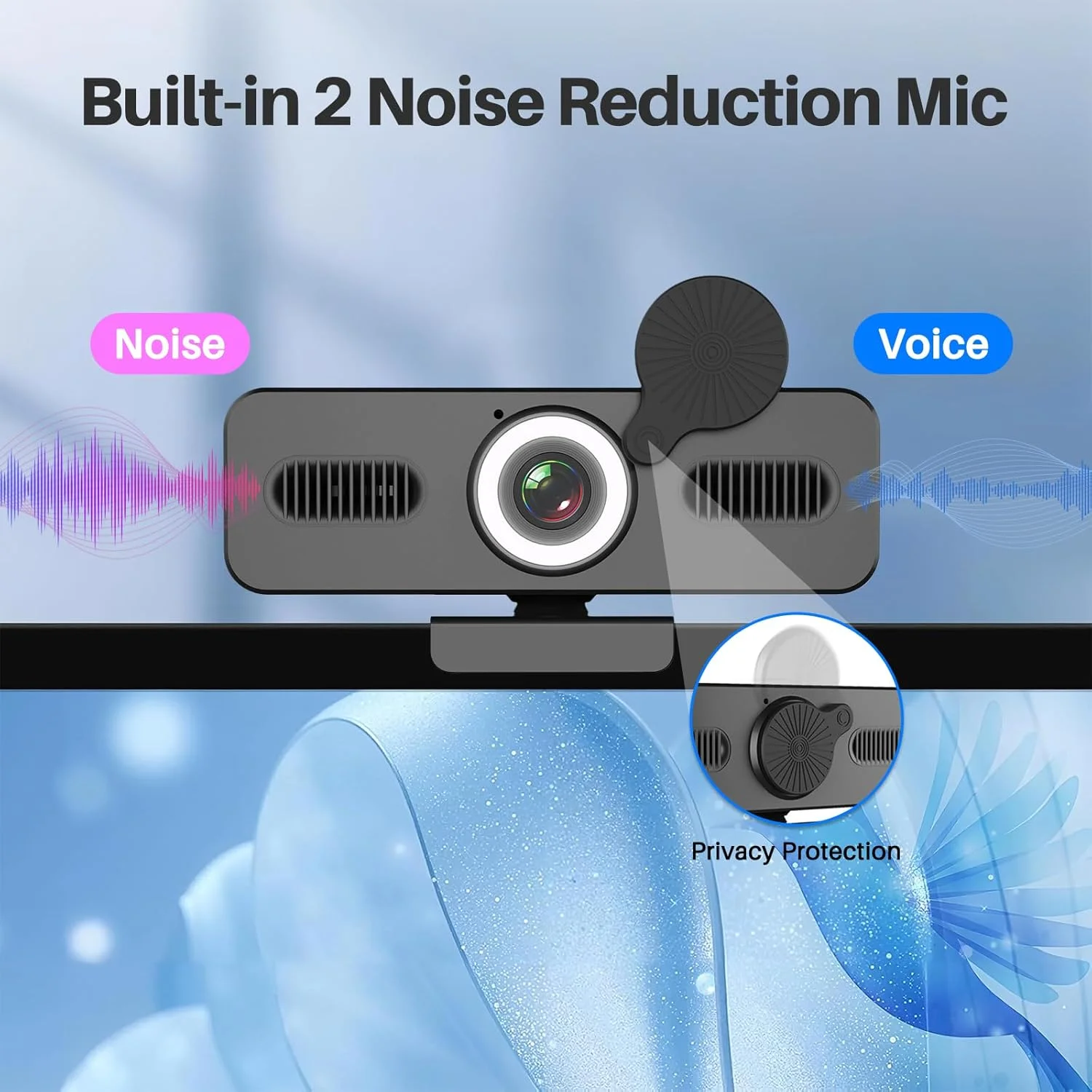 وب کم 4K Prosight با میکروفون، دوربین وب UHD با LED و پوشش حریم خصوصی، پایه مثلثی، زاویه دید عریض 120 درجه، وب کم USB Plug and Play برای Zoom/Teams/Facetime/YouTube، لپ تاپ/کامپیوتر وب کم 4K Prosight با میکروفون، دوربین وب UHD با LED و پوشش حریم خصوصی، پایه مثلثی، زاویه دید عریض 120 درجه، وب کم USB Plug and Play برای Zoom/Teams/Facetime/YouTube، لپ تاپ/کامپیوتر