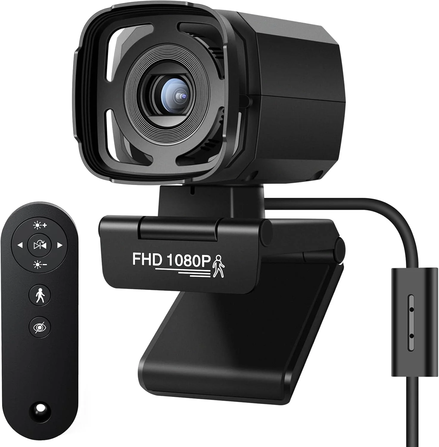 وب کم برای کامپیوتر، ردیابی خودکار هوش مصنوعی، کنترل از راه دور، میکروفون های دوگانه حذف نویز، تماس های ویدیویی Full HD 1080P، زاویه دید 73 درجه، شاتر حفظ حریم خصوصی، اتصال USB و استفاده آسان، تصحیح نور کم وب کم برای کامپیوتر، ردیابی خودکار هوش مصنوعی، کنترل از راه دور، میکروفون های دوگانه حذف نویز، تماس های ویدیویی Full HD 1080P، زاویه دید 73 درجه، شاتر حفظ حریم خصوصی، اتصال USB و استفاده آسان، تصحیح نور کم