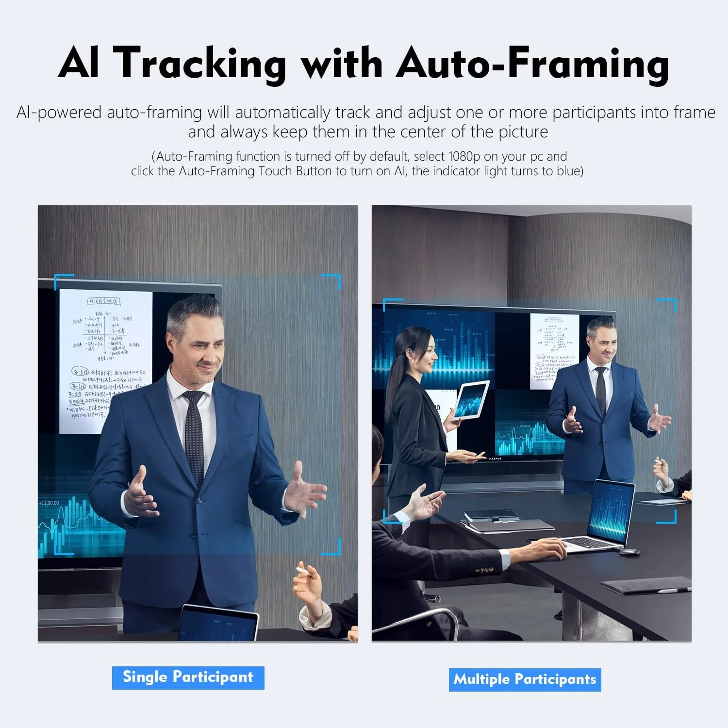 وب کم 4K TOALLIN با WDR، ردیابی هوش مصنوعی، فوکوس خودکار، زوم 5X، میکروفون های دوگانه حذف نویز، زاویه دید 92 درجه وب کم 4K TOALLIN با WDR، ردیابی هوش مصنوعی، فوکوس خودکار، زوم 5X، میکروفون های دوگانه حذف نویز، زاویه دید 92 درجه