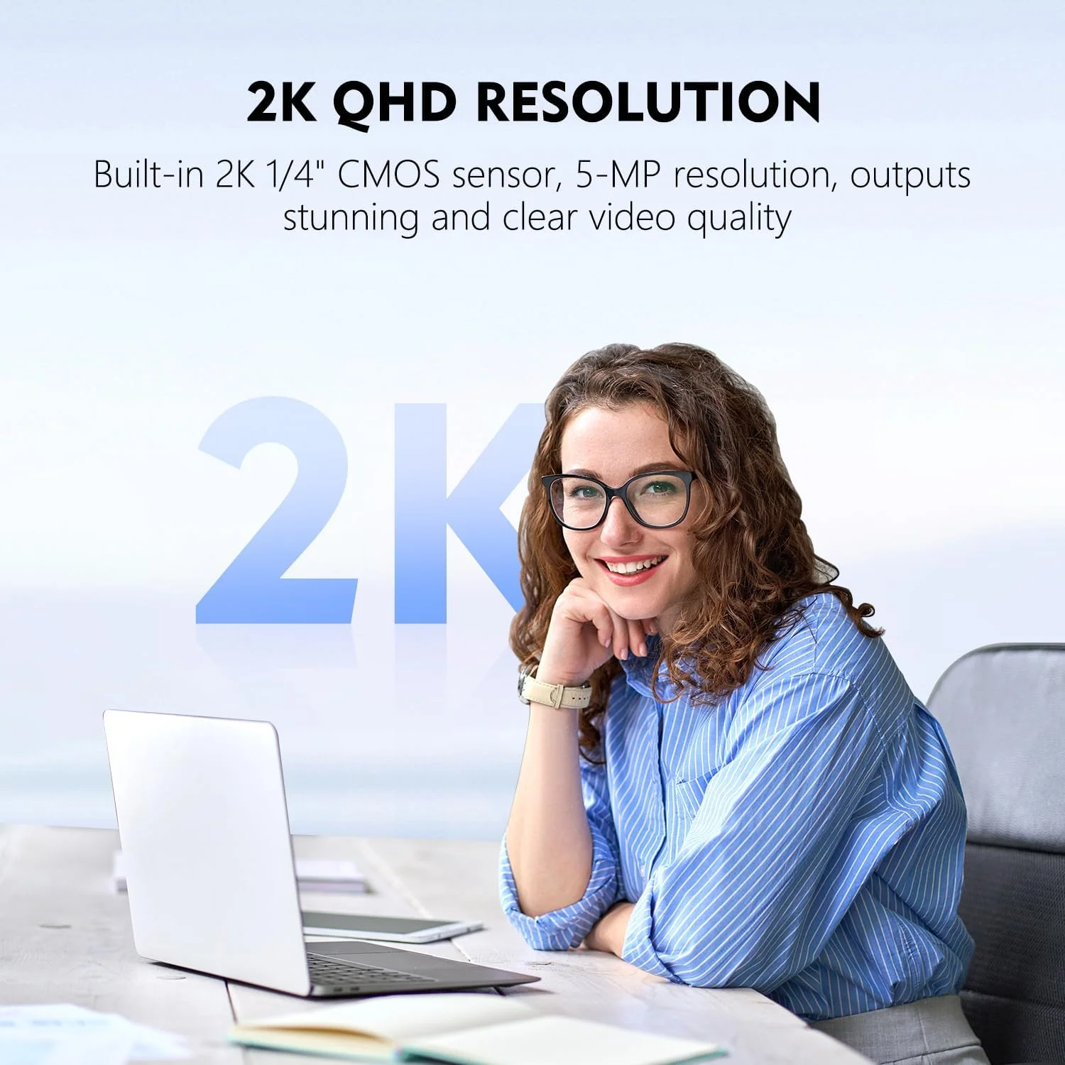 وب کم 2K QHD TOALLIN با قابلیت تشخیص چهره Windows Hello، دوربین کامپیوتر 5 مگاپیکسلی با فوکوس خودکار، وب کم USB با میکروفون و شاتر حریم خصوصی وب کم 2K QHD TOALLIN با قابلیت تشخیص چهره Windows Hello، دوربین کامپیوتر 5 مگاپیکسلی با فوکوس خودکار، وب کم USB با میکروفون و شاتر حریم خصوصی