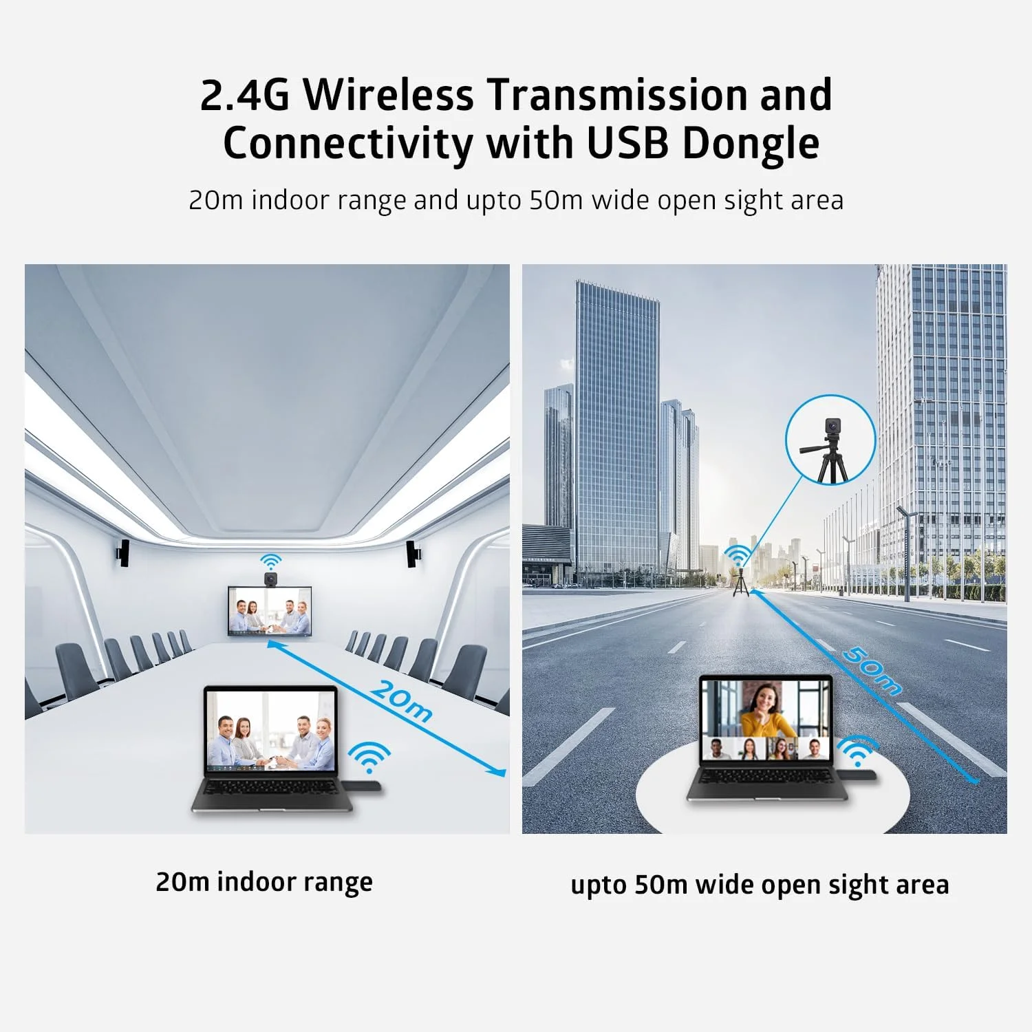 وبکم بیسیم کامپیوتر TOALLIN HD 1080P با اتصال بیسیم برای کنفرانس ویدئویی/پخش زنده/تماس ویدیویی آنلاین وبکم بیسیم کامپیوتر TOALLIN HD 1080P با اتصال بیسیم برای کنفرانس ویدئویی/پخش زنده/تماس ویدیویی آنلاین