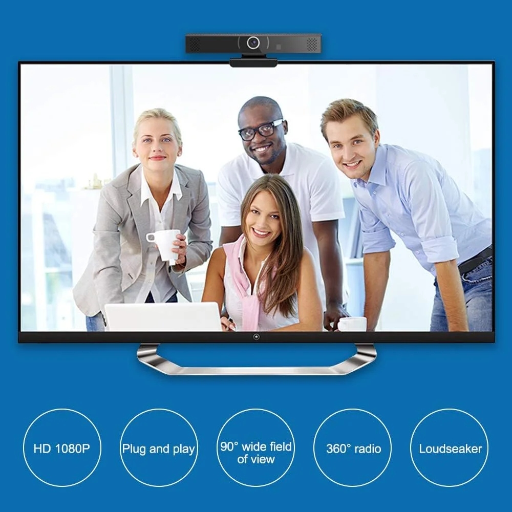 وب کم، دوربین کامپیوتر با زاویه دید گسترده فول اچ دی 1080P سازگار با مک، کامپیوتر شخصی، لپ تاپ، دسکتاپ، وب کم USB با میکروفون برای پخش زنده وب کم، دوربین کامپیوتر با زاویه دید گسترده فول اچ دی 1080P سازگار با مک، کامپیوتر شخصی، لپ تاپ، دسکتاپ، وب کم USB با میکروفون برای پخش زنده