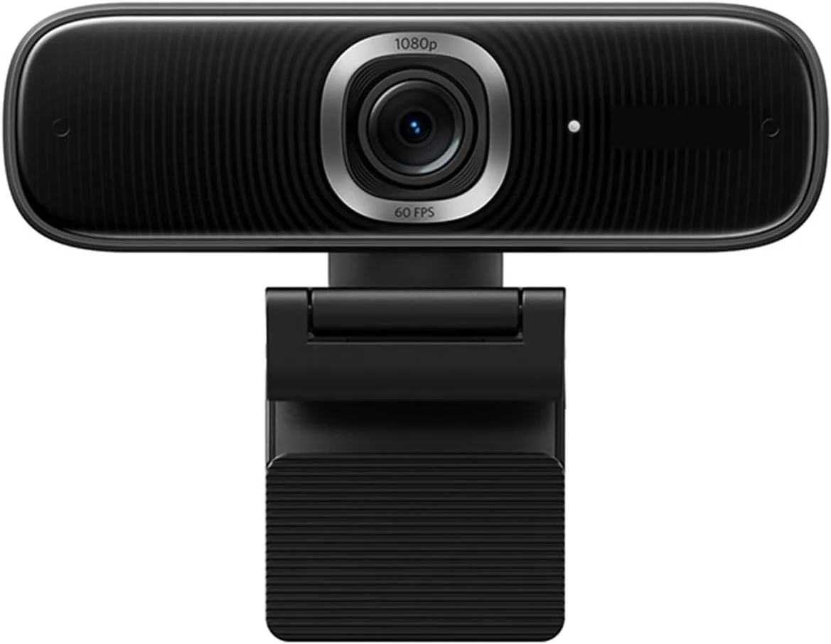 وب کم هوشمند با کیفیت بالا، فوکوس خودکار، وب کم کوچک 1080p با میکروفون های حذف نویز برای کنفرانس، پخش زنده و ضبط وب کم هوشمند با کیفیت بالا، فوکوس خودکار، وب کم کوچک 1080p با میکروفون های حذف نویز برای کنفرانس، پخش زنده و ضبط