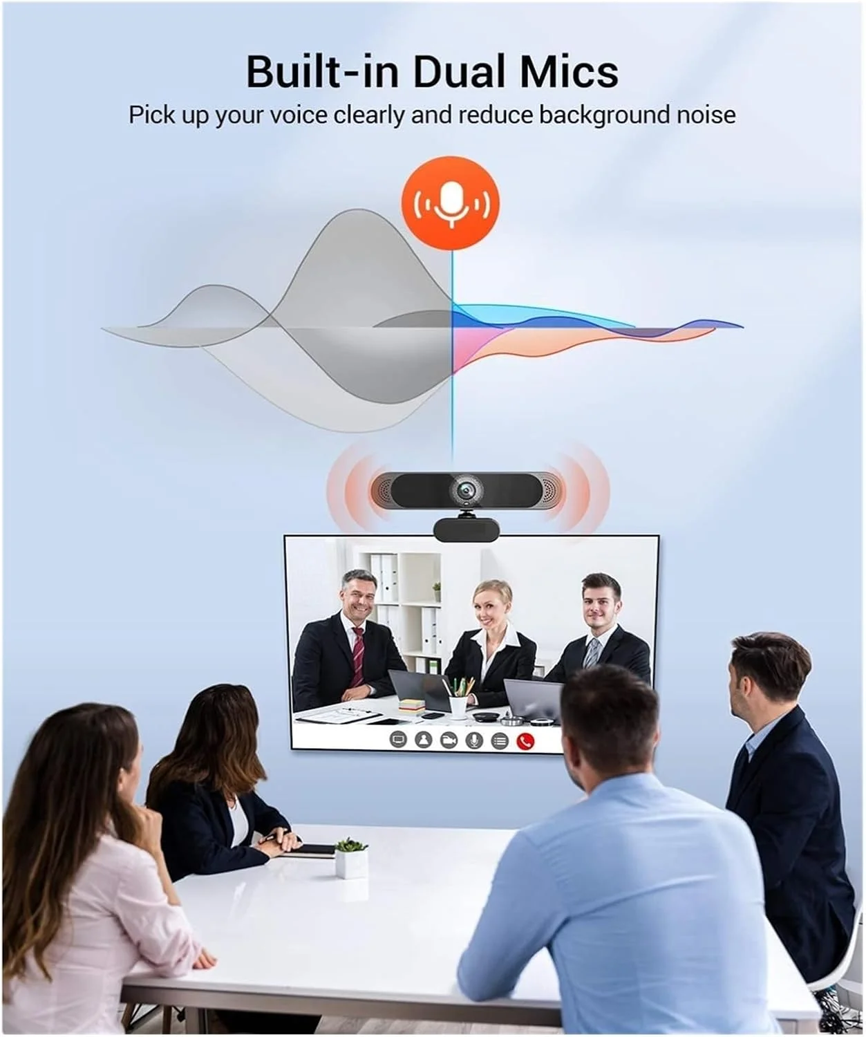 وب کم، دوربین وب USB با کیفیت 4K 1080P FHD با فوکوس خودکار، دوربین وب کامپیوتر برای پخش زنده، کنفرانس کاری، تماس های ویدیویی (4K)