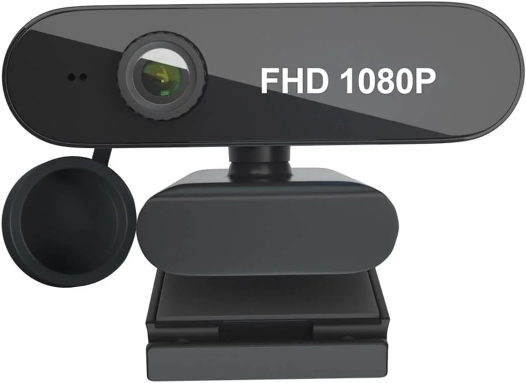 وب کم USB 1080P با زاویه دید گسترده و کاهش نویز برای لپ تاپ، کنفرانس آنلاین ویدئویی، مطالعه زنده و پخش