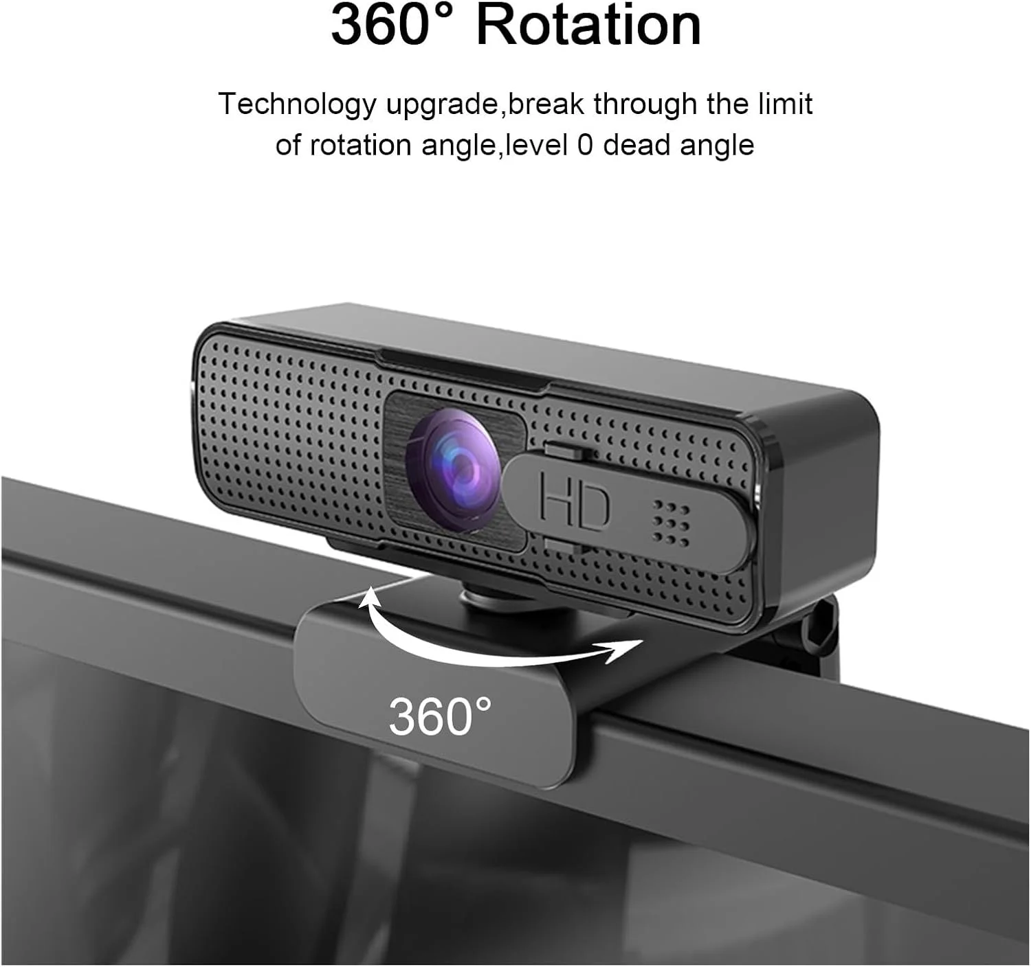 وب کم، دوربین وب 1080P Full HD با میکروفون USB برای کامپیوتر شخصی، لپ تاپ و دوربین فیلمبرداری کوچک