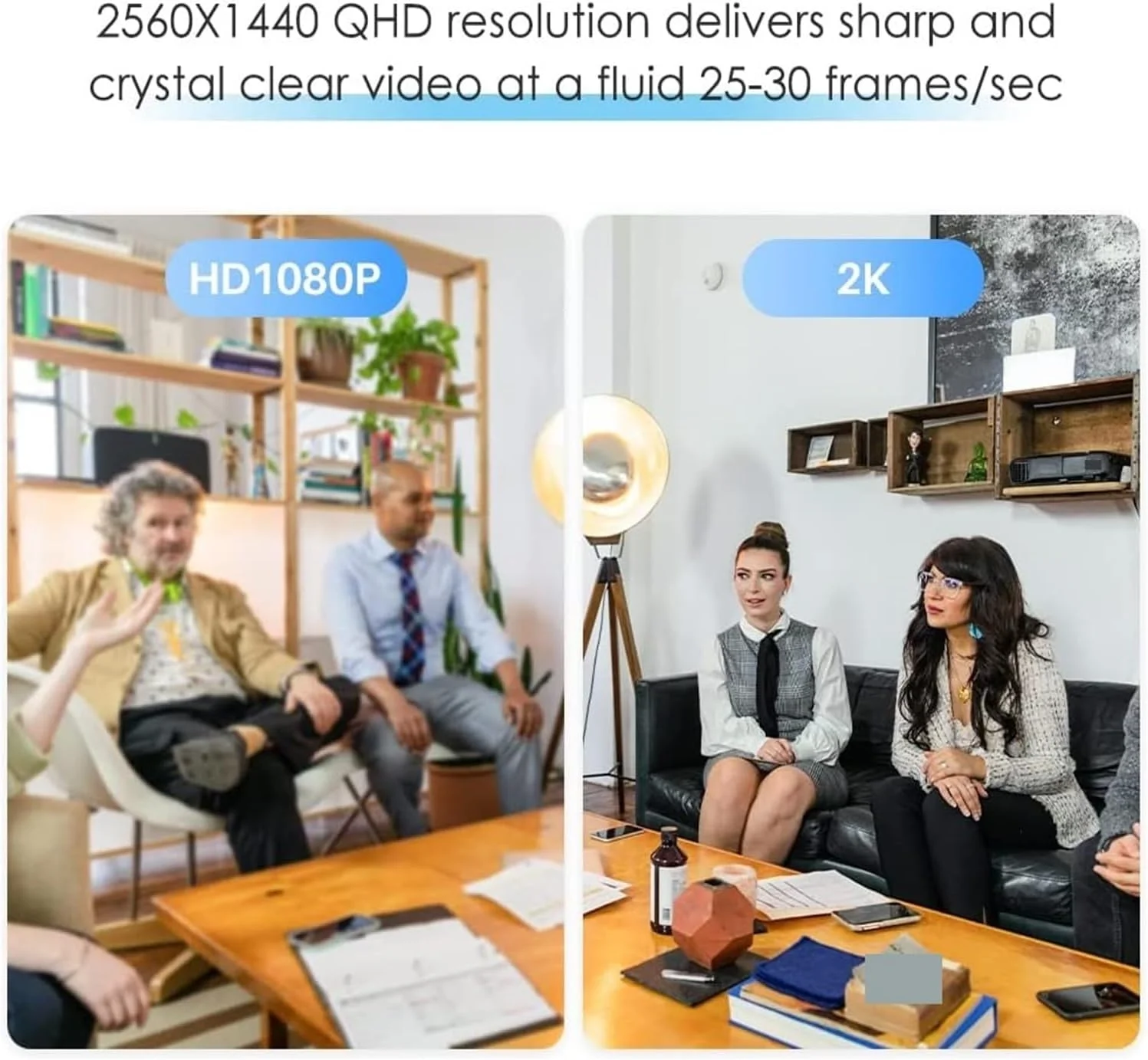 وب کم، دوربین وب با قاب بندی خودکار مجهز به میکروفون و بلندگو با زاویه دید 88 درجه، 2K و 60 فریم در ثانیه، پخش از طریق USB و سیستم صوتی و تصویری دوربین وب برای کنفرانس وب کم، دوربین وب با قاب بندی خودکار مجهز به میکروفون و بلندگو با زاویه دید 88 درجه، 2K و 60 فریم در ثانیه، پخش از طریق USB و سیستم صوتی و تصویری دوربین وب برای کنفرانس