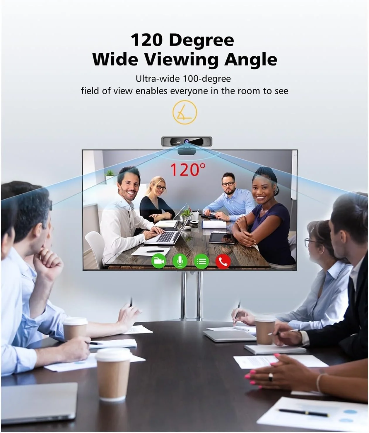 وب کم، وب کم 4K با کیفیت بالا، وب کم با زاویه دید عریض 120 درجه با میکروفون و وب کم کنترل از راه دور برای پخش زنده برای رایانه شخصی وب کم، وب کم 4K با کیفیت بالا، وب کم با زاویه دید عریض 120 درجه با میکروفون و وب کم کنترل از راه دور برای پخش زنده برای رایانه شخصی