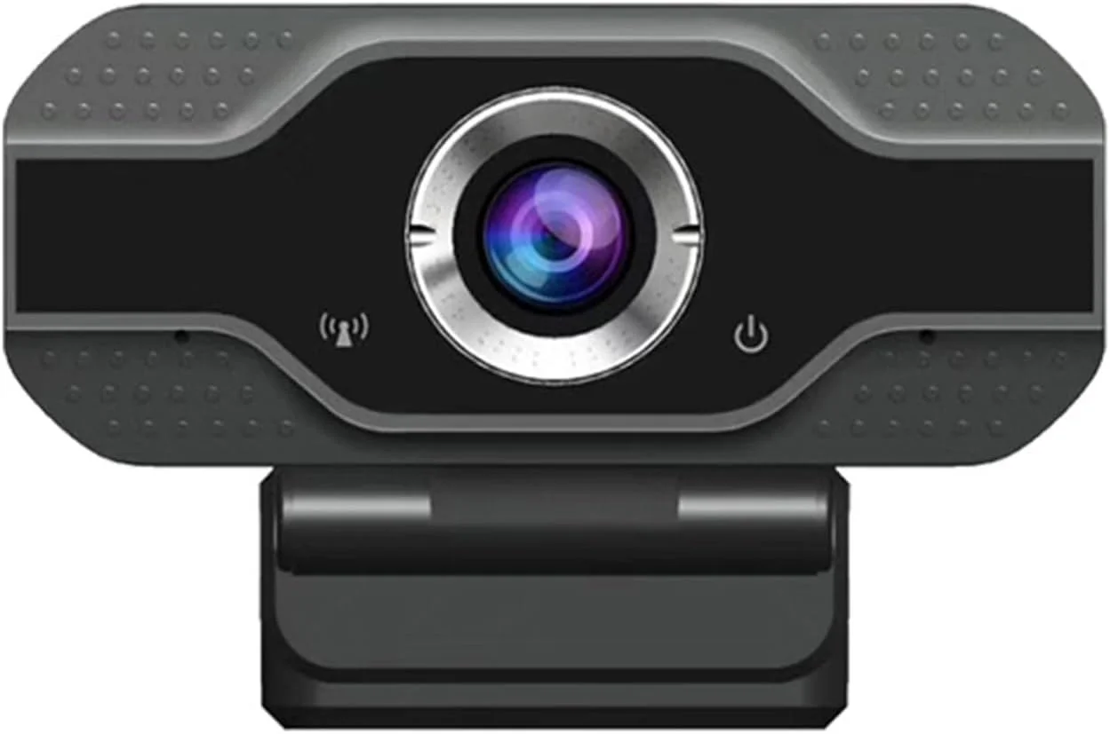 وب کم، دوربین وب کامپیوتر USB با کیفیت HD 1080p با میکروفون برای پخش زنده، کنفرانس ویدئویی، قابل چرخش، دوربین آموزش آنلاین