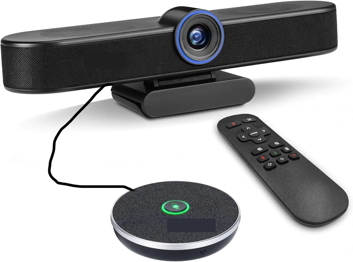 وب‌کم کنفرانس 4K با زاویه دید فوق‌العاده گسترده، 8 مگاپیکسل، زوم دیجیتال 5x با قاب‌بندی خودکار، وب‌کم زنده USB PC (B)