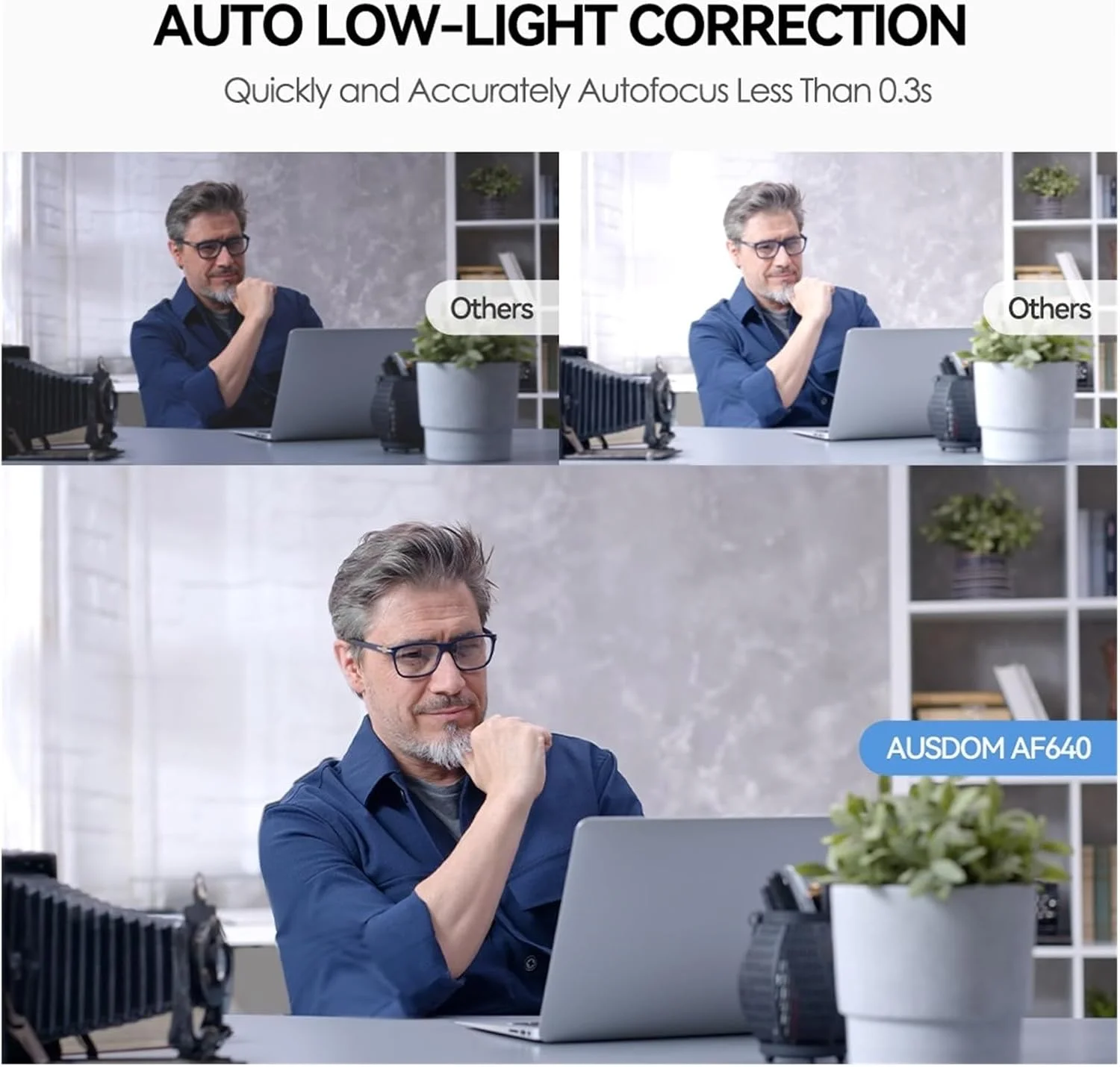 وب کم، دوربین وب UHD 4K با فوکوس خودکار، دوربین وب با پوشش حریم خصوصی، دوربین وب تجاری با زاویه 90 درجه با میکروفون های دوگانه کاهش نویز برای کنفرانس، پخش زنده و ضبط