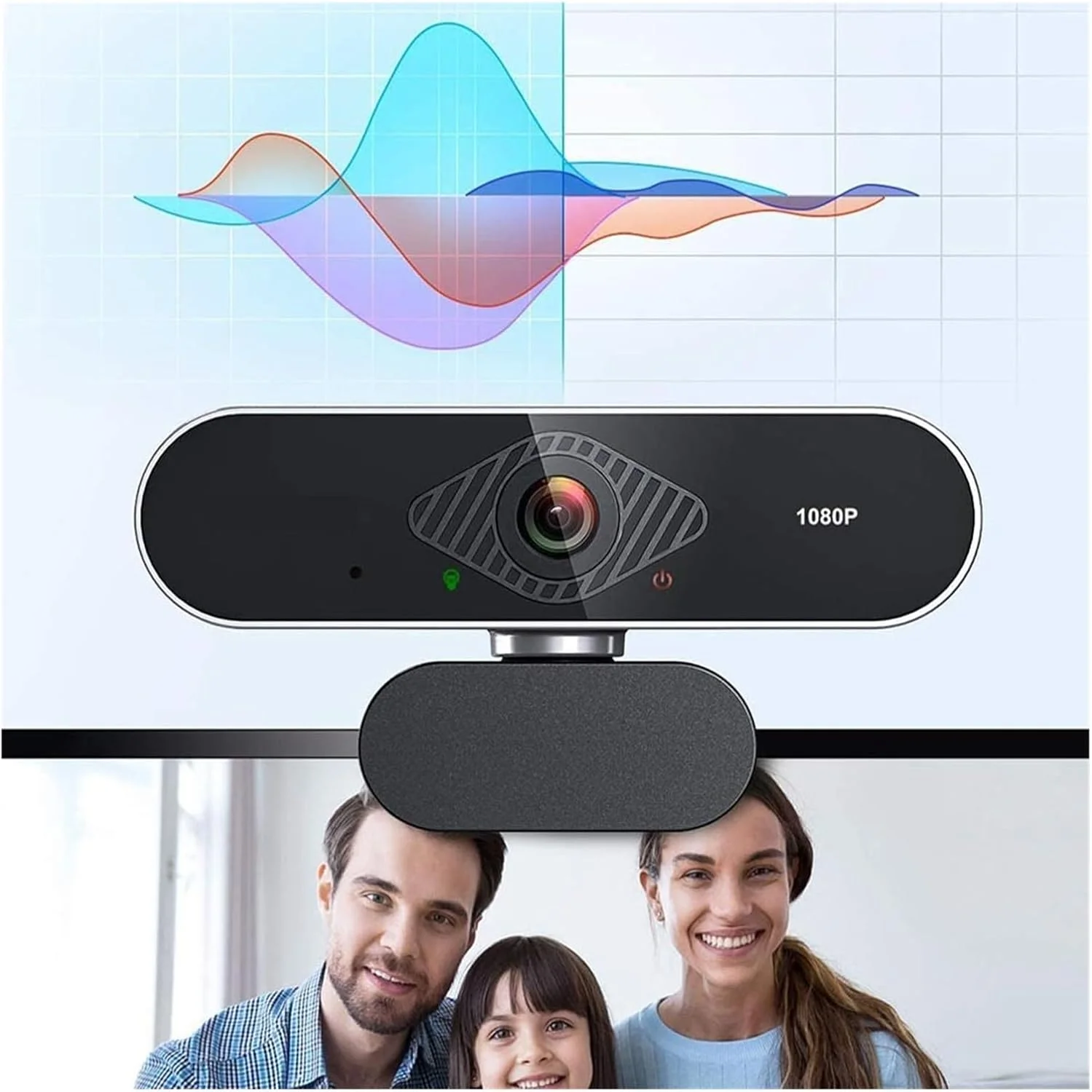 وب کم، دوربین وب برای کامپیوتر شخصی 1080P HD 30 فریم در ثانیه، دوربین وب با تصحیح نور خودکار، دوربین وب 360 درجه چرخان برای پخش زنده وب کم، دوربین وب برای کامپیوتر شخصی 1080P HD 30 فریم در ثانیه، دوربین وب با تصحیح نور خودکار، دوربین وب 360 درجه چرخان برای پخش زنده