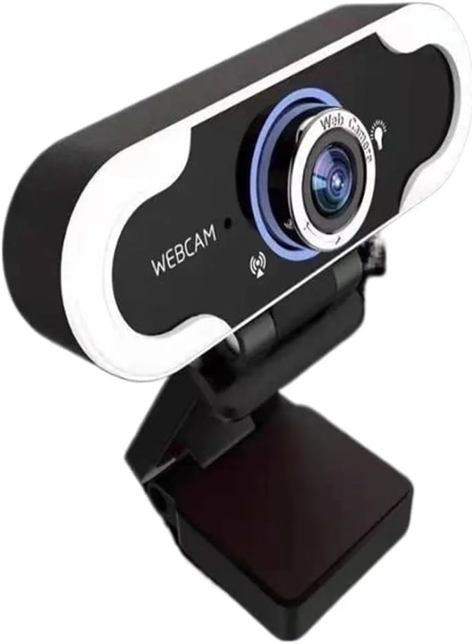 وب کم، وب کم 1080P 2K وب کم با میکروفون کامپیوتر، وب کم برای پخش زنده، کنفرانس تماس ویدیویی، نور پر کننده