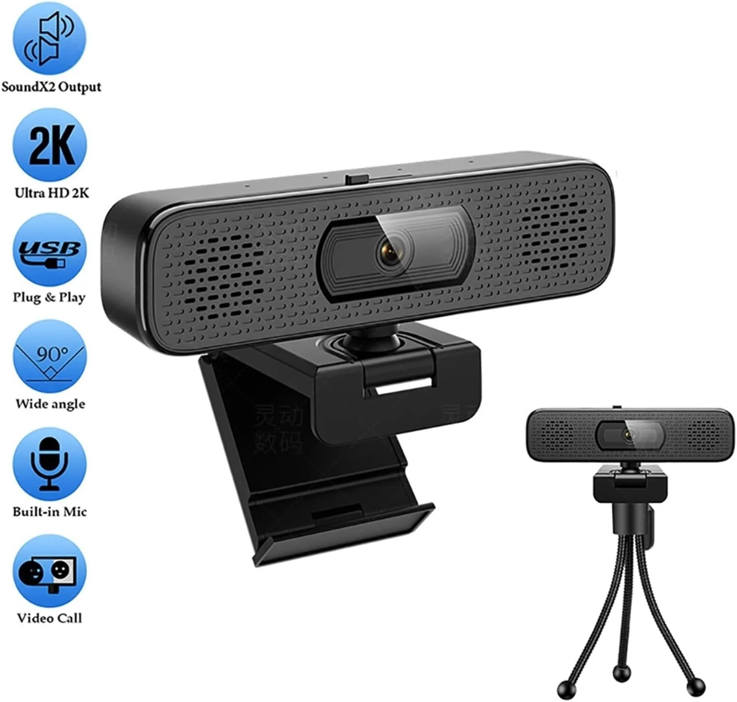 وب کم، وب کم با فوکوس خودکار 2K 4K با میکروفون های استریو داخلی برای پخش زنده ویدیو کنفرانس بازی کامپیوتر (فوکوس خودکار 4K) وب کم، وب کم با فوکوس خودکار 2K 4K با میکروفون های استریو داخلی برای پخش زنده ویدیو کنفرانس بازی کامپیوتر (فوکوس خودکار 4K)