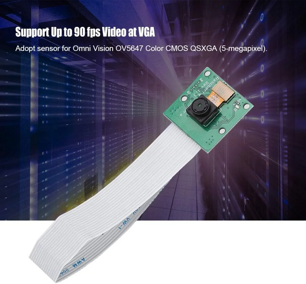 وب کم مینی XUMIUZIY 1080p HD، ماژول دوربین وب کم 5 مگاپیکسلی مدل B+ برای 3B/2B A++ وب کم مینی XUMIUZIY 1080p HD، ماژول دوربین وب کم 5 مگاپیکسلی مدل B+ برای 3B/2B A++