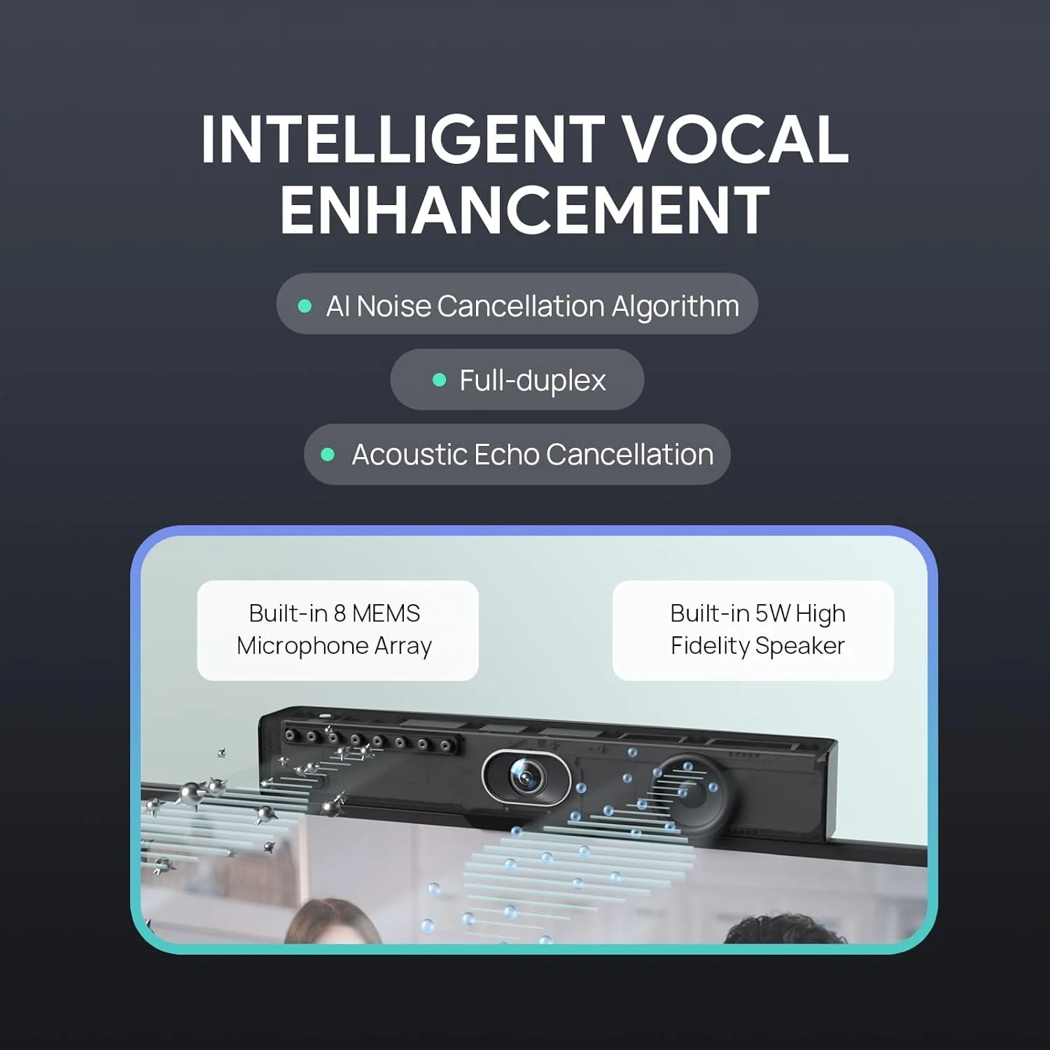 دوربین کنفرانس ویدیویی USB 4K یالینک - زاویه دید گسترده 120 درجه، میکروفون، بلندگو، قاب بندی خودکار، برای جلسات رایانه شخصی، Microsoft Teams و Zoom دوربین کنفرانس ویدیویی USB 4K یالینک - زاویه دید گسترده 120 درجه، میکروفون، بلندگو، قاب بندی خودکار، برای جلسات رایانه شخصی، Microsoft Teams و Zoom