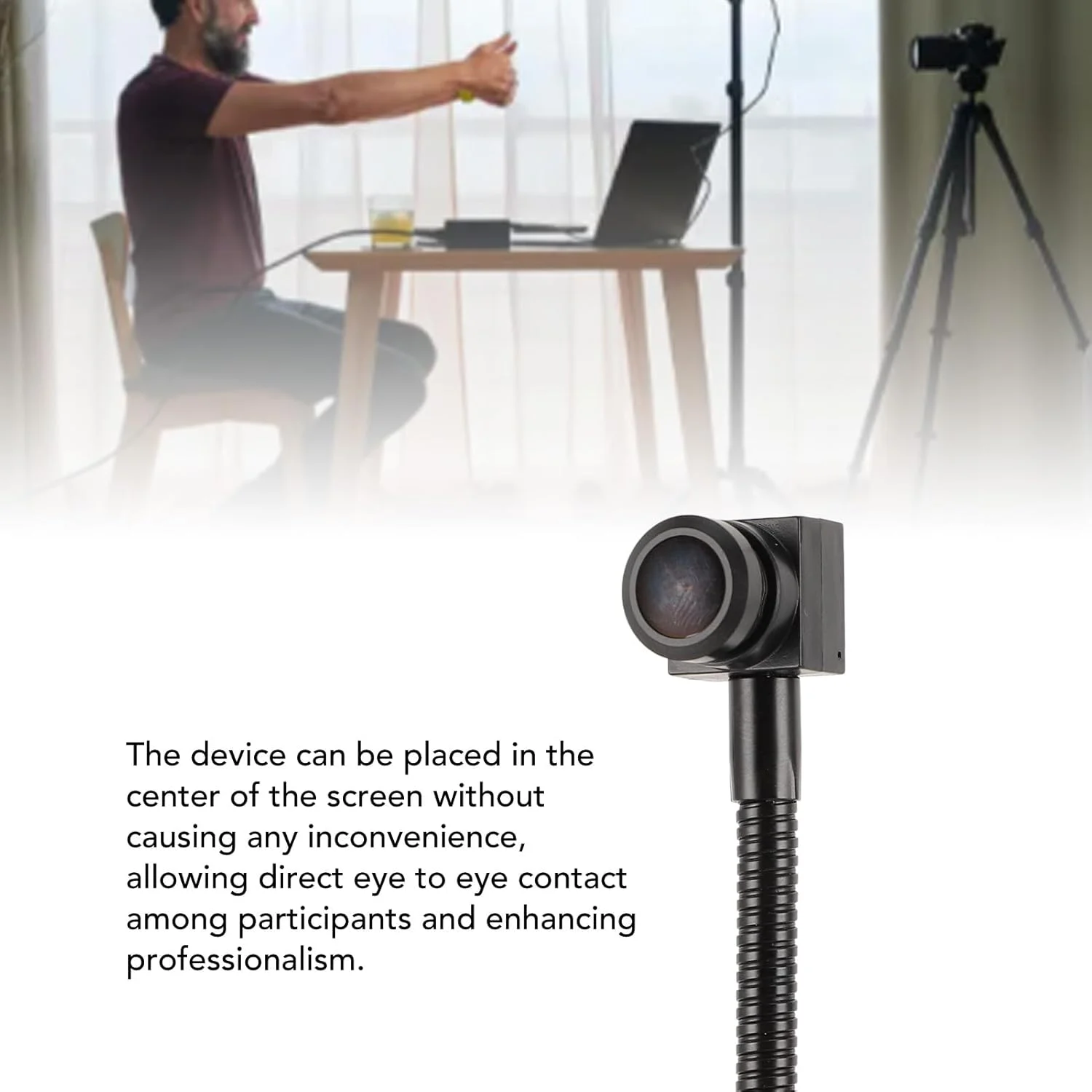 وب کم USB یویدسو 5 مگاپیکسل 1080p، وب کم Plug and Play با میکروفون داخلی و گردن غازی انعطاف پذیر، دوربین وب برای پخش زنده، کنفرانس لپ تاپ و کامپیوتر