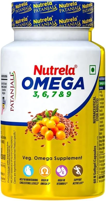 کپسول های گیاهی امگا 3 6 7 9 نوتریلا ارگانیک برای مردان و زنان - EPA 200 میلی گرم، DHA 150 میلی گرم