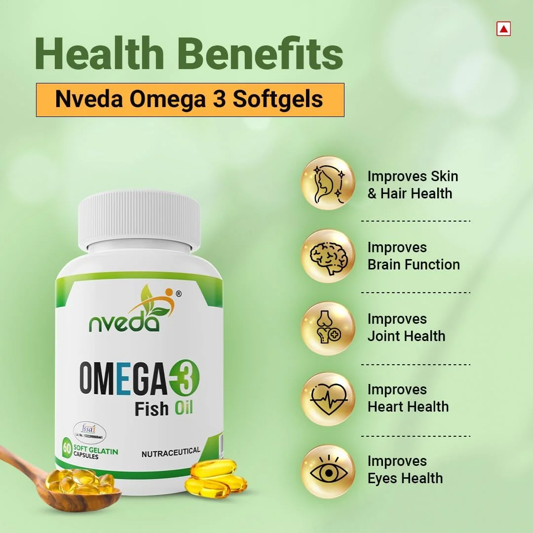 روغن ماهی امگا 3 نویدا (1000 میلی گرم امگا 3، با 180 میلی گرم EPA و 120 میلی گرم DHA) (بسته 60 سافت ژل) روغن ماهی امگا 3 نویدا (1000 میلی گرم امگا 3، با 180 میلی گرم EPA و 120 میلی گرم DHA) (بسته 60 سافت ژل)