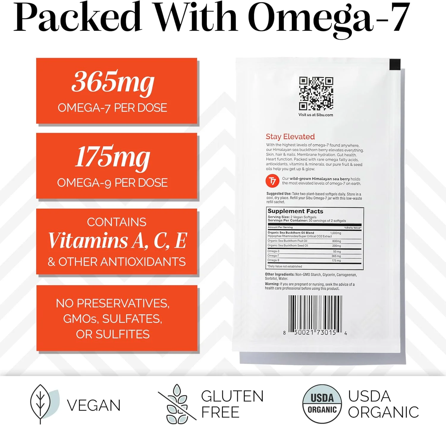 کپسول های نرم امگا 7 SIBU، سنجد دریایی هیمالیا ارگانیک خالص، حداکثر قدرت، 60 عدد کپسول های نرم امگا 7 SIBU، سنجد دریایی هیمالیا ارگانیک خالص، حداکثر قدرت، 60 عدد