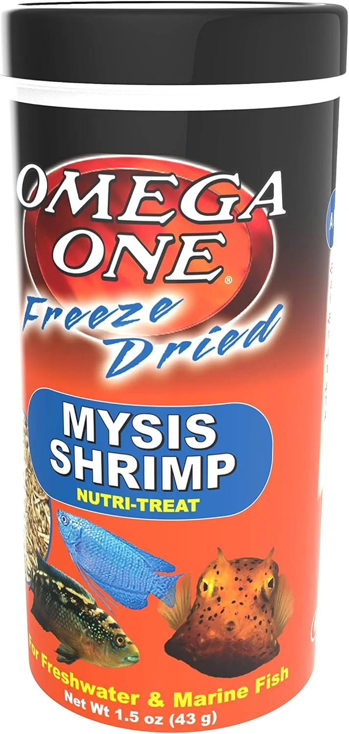 غذای میگو مایسیس خشک شده امگا وان 42 گرم غذای میگو مایسیس خشک شده امگا وان 42 گرم