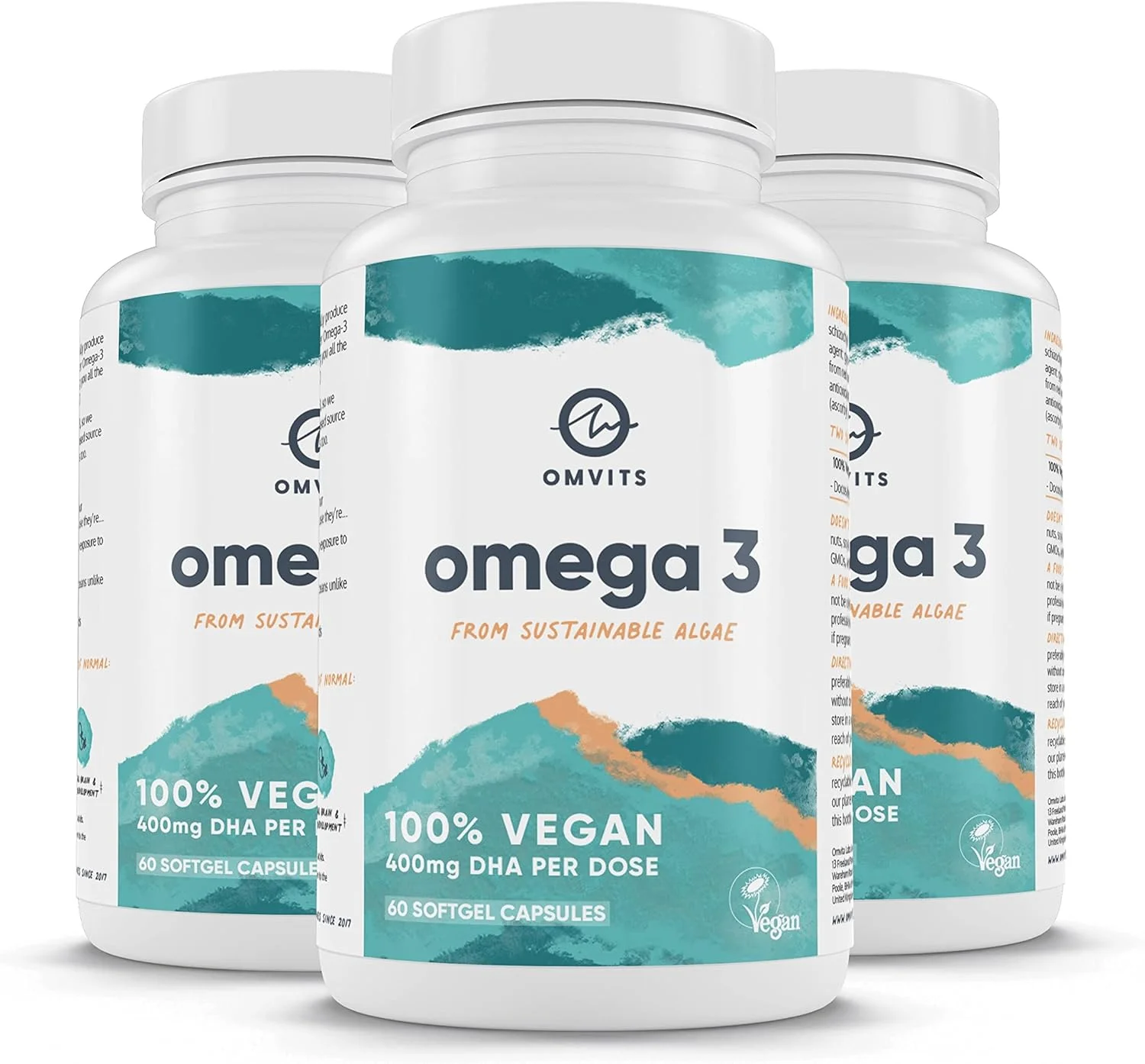 کپسول روغن جلبک امگا 3 وگان با دوز بالا - 180 کپسول با بلع آسان - جایگزین پایدار گیاهی برای روغن ماهی - روغن امگا 3 100% وگان - قابل هضم برای معده - امویتس کپسول روغن جلبک امگا 3 وگان با دوز بالا - 180 کپسول با بلع آسان - جایگزین پایدار گیاهی برای روغن ماهی - روغن امگا 3 100% وگان - قابل هضم برای معده - امویتس