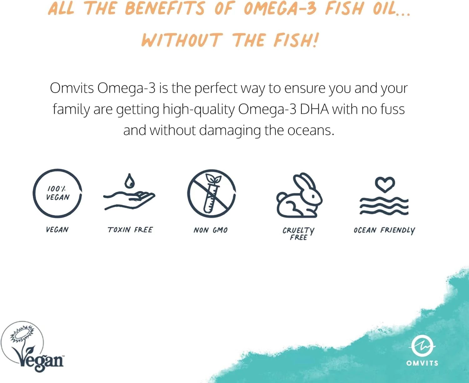 کپسول روغن جلبک امگا 3 وگان با دوز بالا - 180 کپسول با بلع آسان - جایگزین پایدار گیاهی برای روغن ماهی - روغن امگا 3 100% وگان - قابل هضم برای معده - امویتس کپسول روغن جلبک امگا 3 وگان با دوز بالا - 180 کپسول با بلع آسان - جایگزین پایدار گیاهی برای روغن ماهی - روغن امگا 3 100% وگان - قابل هضم برای معده - امویتس