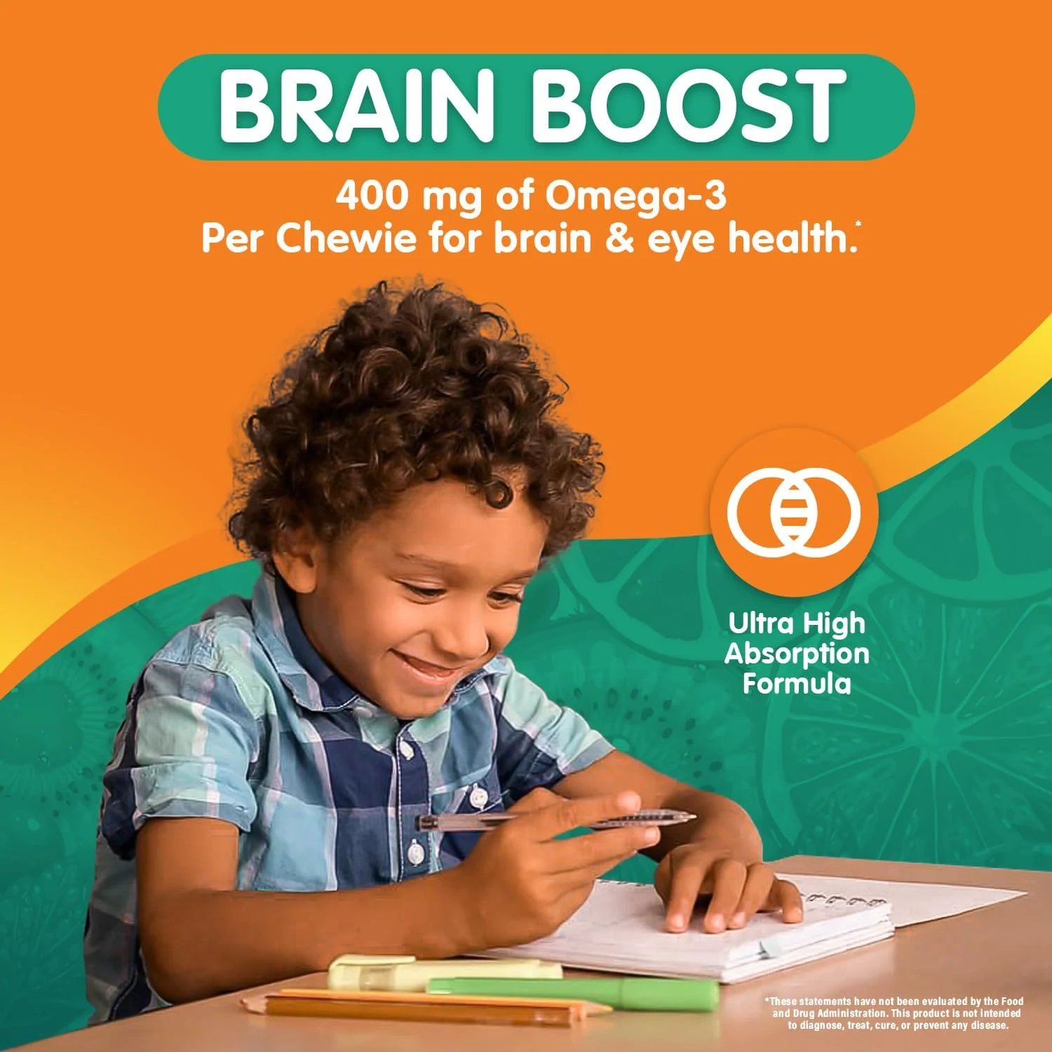 پاستیل امگا 3 امگا وی آ - پاستیل های جویدنی ژله ای با DHA بالا - امگا 3 برای کودکان، پشتیبانی از سلامت مغز و چشم - طعم میوه طبیعی بدون شکر - پاستیل پاستیل امگا 3 امگا وی آ - پاستیل های جویدنی ژله ای با DHA بالا - امگا 3 برای کودکان، پشتیبانی از سلامت مغز و چشم - طعم میوه طبیعی بدون شکر - پاستیل