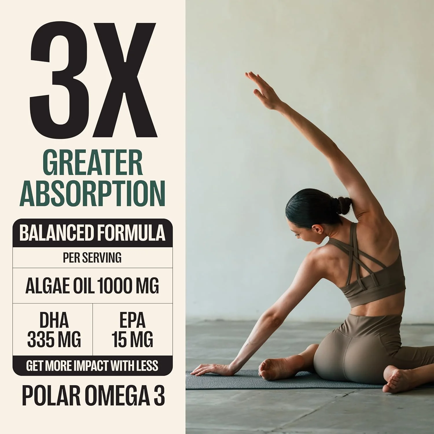 مکمل غذایی امگا 3 DHA گیاهی اورلو، اثر سه گانه امگا 3، DHA گیاهی و EPA، روغن جلبک امگا 3، اسیدهای چرب جایگزین روغن ماهی (120 سافت ژل کوچک) مکمل غذایی امگا 3 DHA گیاهی اورلو، اثر سه گانه امگا 3، DHA گیاهی و EPA، روغن جلبک امگا 3، اسیدهای چرب جایگزین روغن ماهی (120 سافت ژل کوچک)