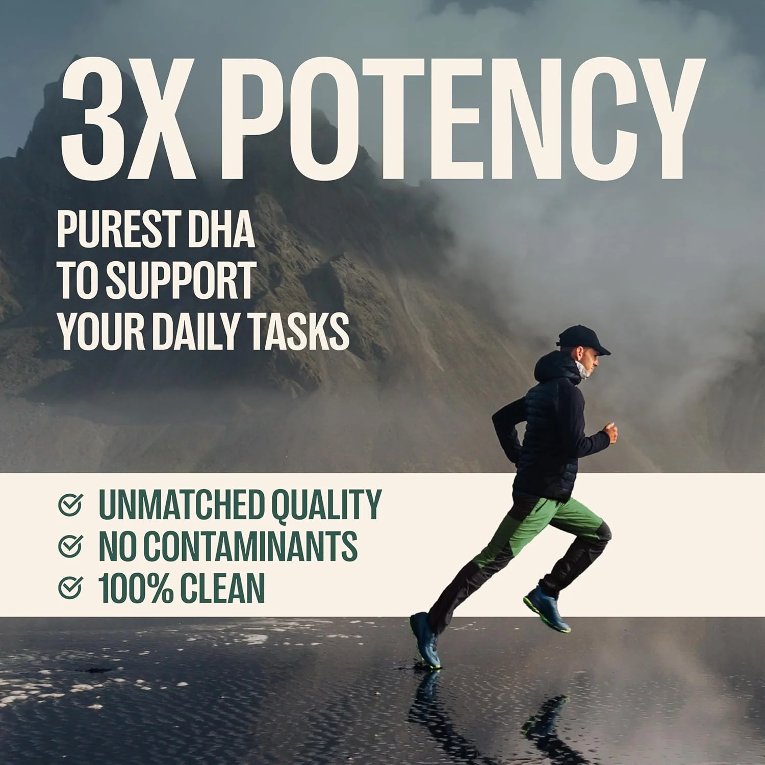 مکمل غذایی امگا 3 DHA گیاهی اورلو، اثر سه گانه امگا 3، DHA گیاهی و EPA، روغن جلبک امگا 3، اسیدهای چرب جایگزین روغن ماهی (120 سافت ژل کوچک) مکمل غذایی امگا 3 DHA گیاهی اورلو، اثر سه گانه امگا 3، DHA گیاهی و EPA، روغن جلبک امگا 3، اسیدهای چرب جایگزین روغن ماهی (120 سافت ژل کوچک)