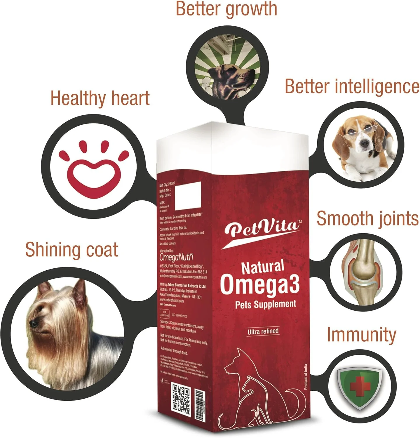 امگا 3 فوق تصفیه شده پت ویتا