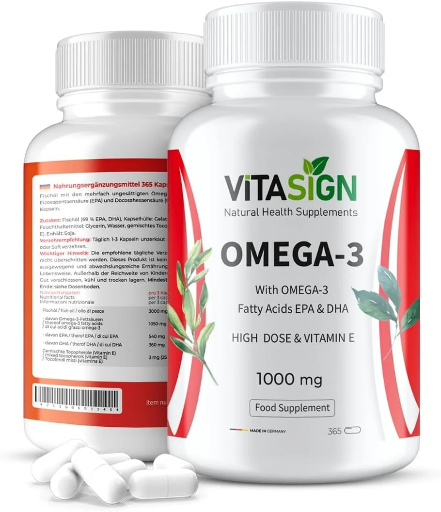 امگا 3 ممتاز 1000 میلی گرم، 60 سافت ژل - EPA و DHA، پشتیبانی از سلامت قلب و مغز امگا 3 ممتاز 1000 میلی گرم، 60 سافت ژل - EPA و DHA، پشتیبانی از سلامت قلب و مغز