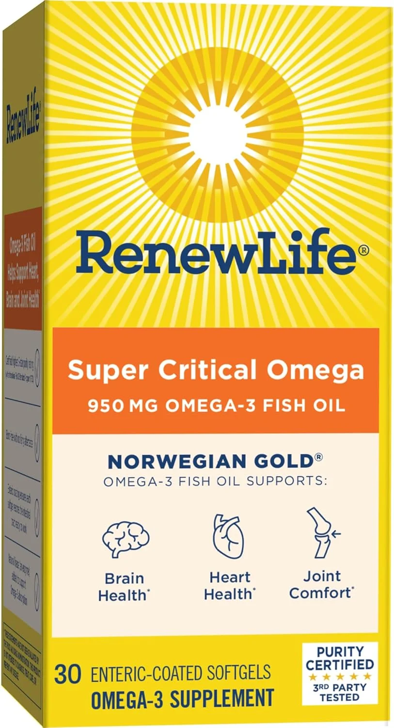 نرم ژل امگا فوق بحرانی رینیو لایف، 30 عدد نرم ژل امگا فوق بحرانی رینیو لایف، 30 عدد