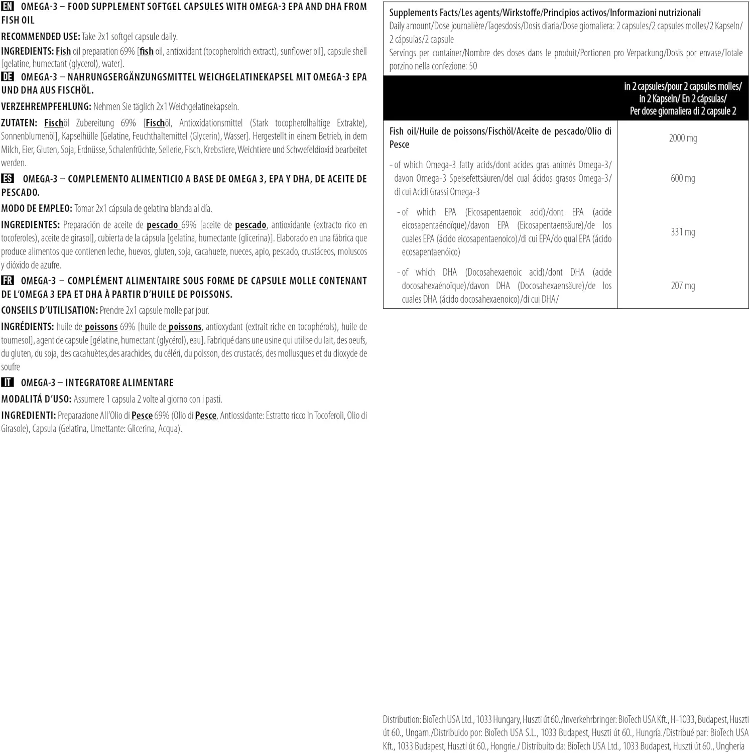 سایتک نوتریشن امگا 3، مکمل غذایی حاوی 2000 میلی گرم روغن ماهی، 100 کپسول ژلاتینی نرم سایتک نوتریشن امگا 3، مکمل غذایی حاوی 2000 میلی گرم روغن ماهی، 100 کپسول ژلاتینی نرم